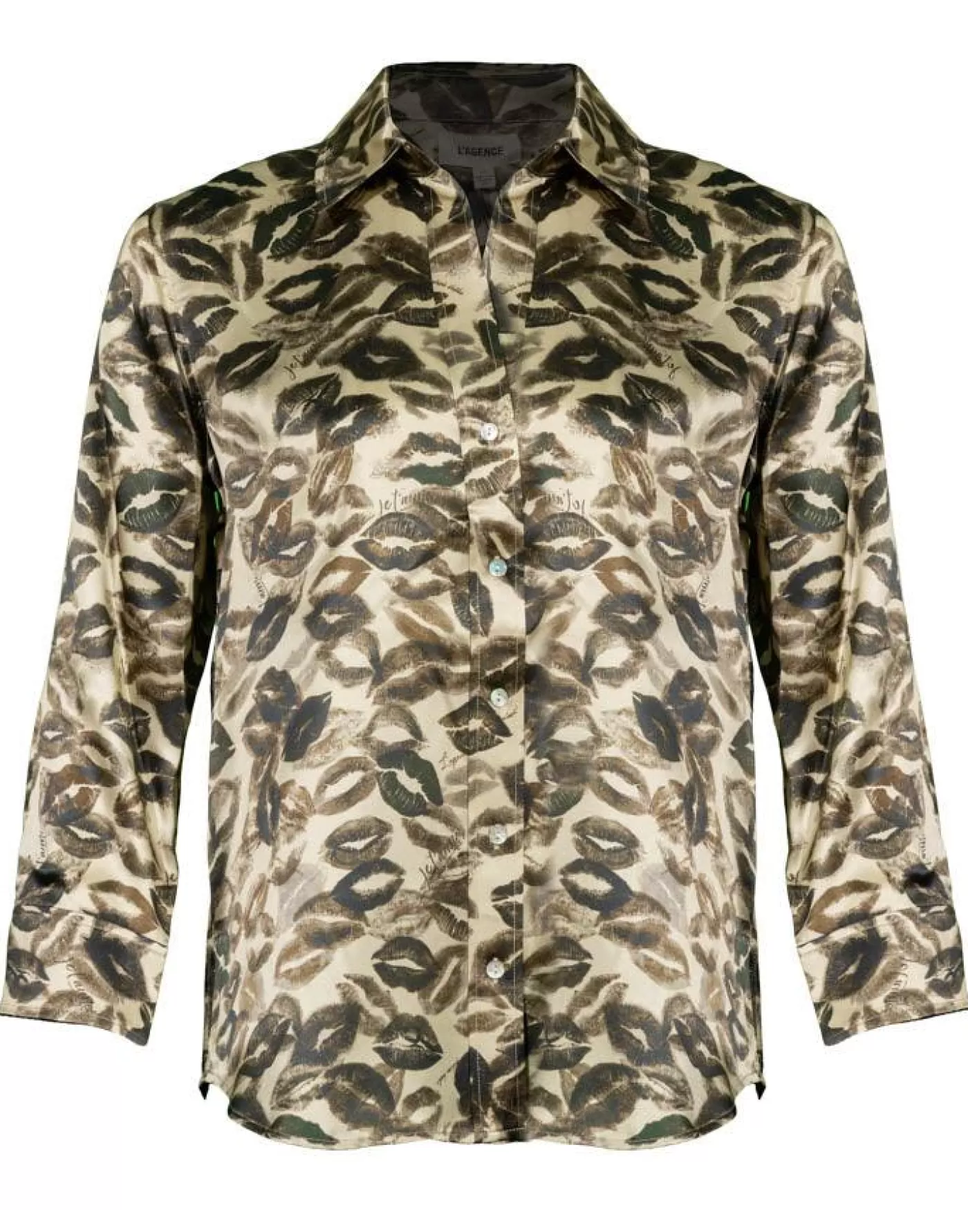 L'Agence Lagence Dani Sepia Kiss Blouse SEPIAVINTAGEKISS Cheap