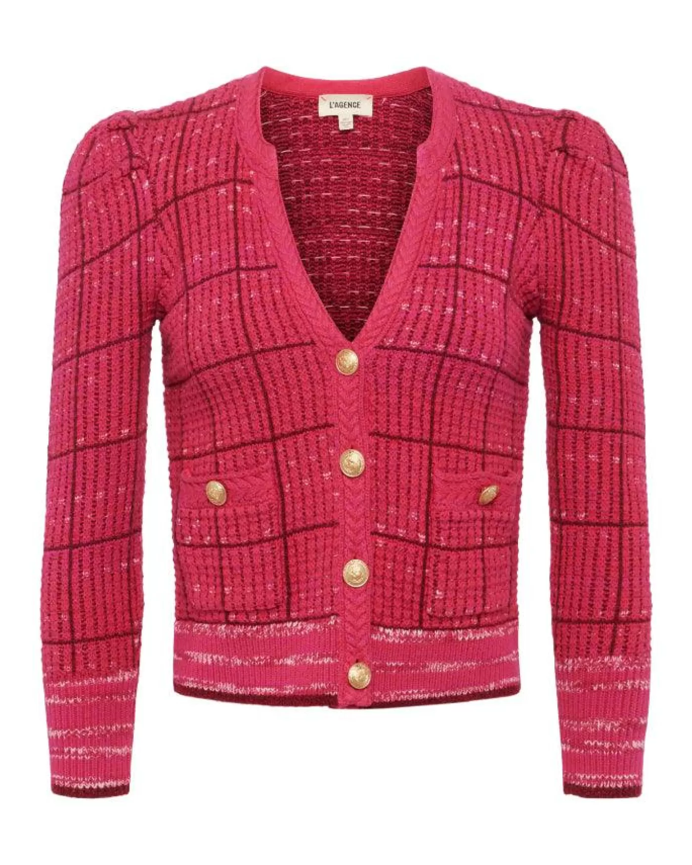 L'Agence Jenni Cardigan PinkMulti Flash Sale