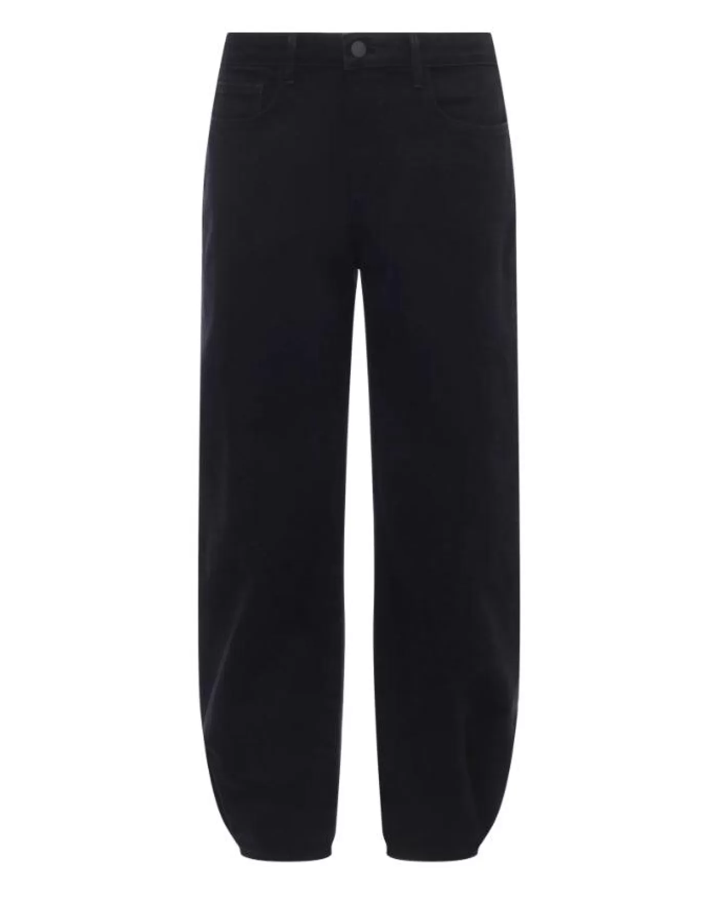 L'Agence Krista Tapered Jean SATURATEDBLACK Sale