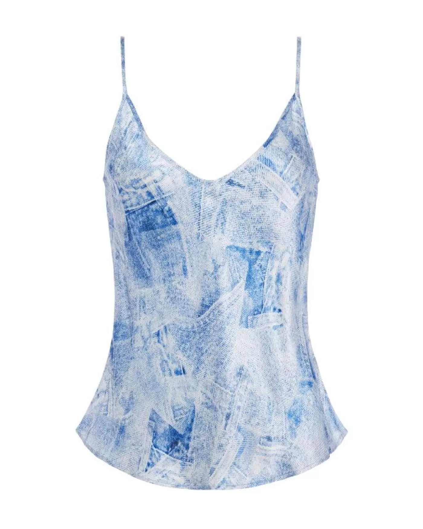 L'Agence Lexi Denim Pring Camisole BLUEMULTIDENIMPRINT Flash Sale