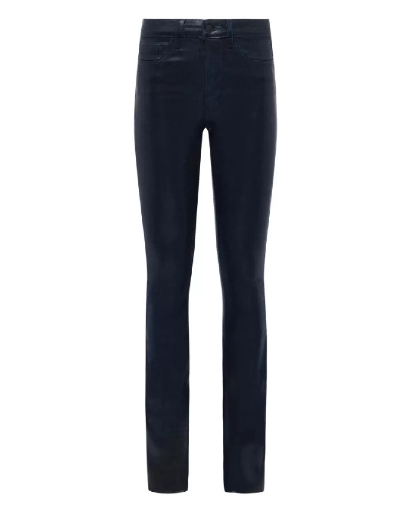 L'Agence Ruth Coated Straight Leg Jean METROCOATED Fashion