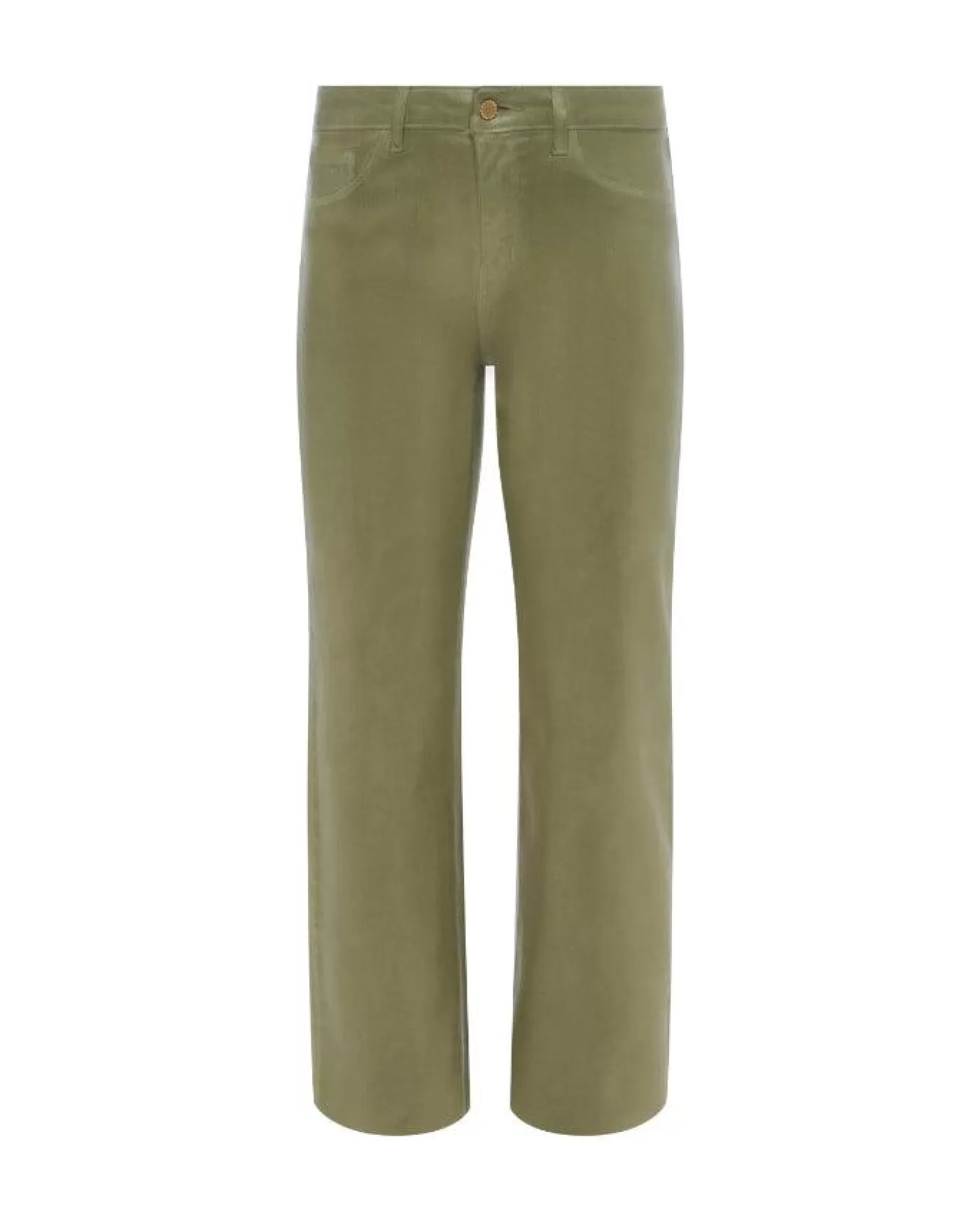 L'Agence Wanda Cropped Coated Jean OILGREENCOATED Clearance