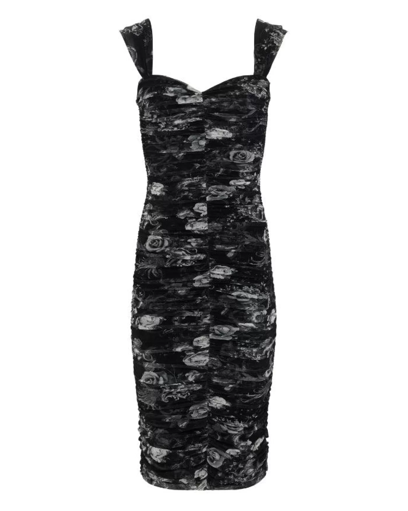 L'Agence Winslow Midi Dresss BLACKMULTIZODIAC Fashion