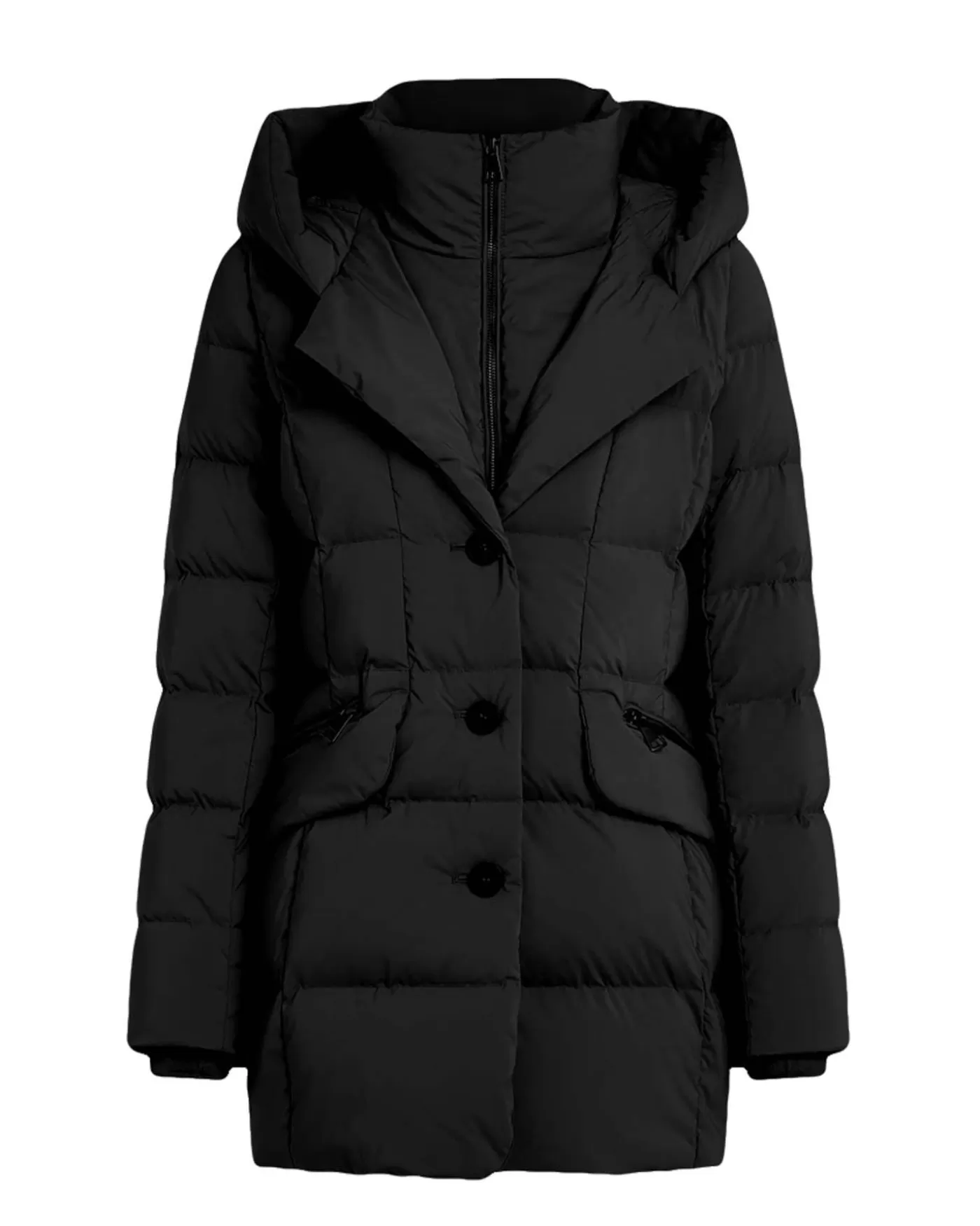 Creenstone Leana Stretch Down Coat Black Best Sale