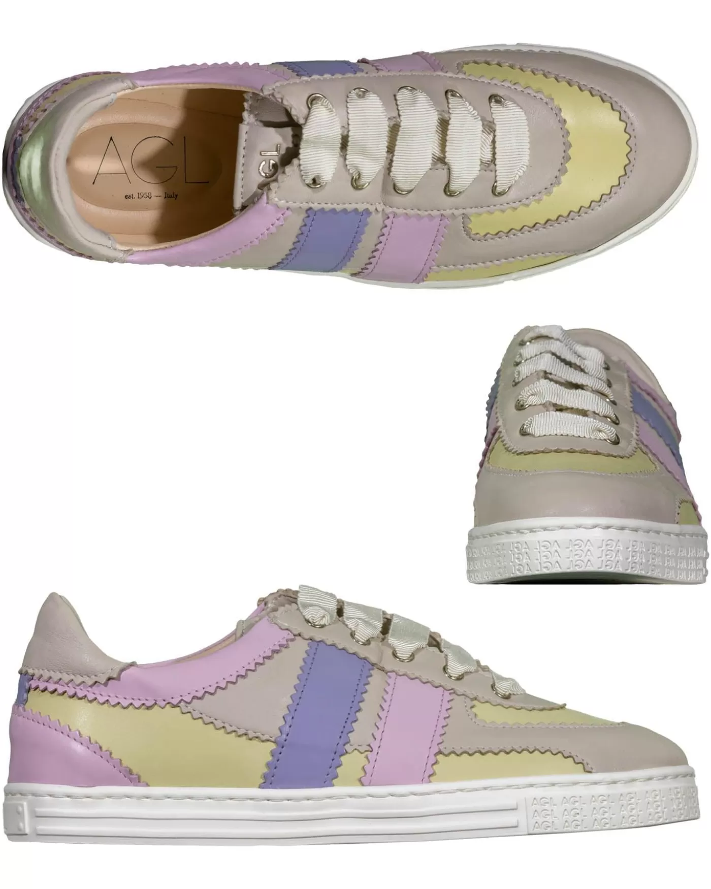 AGL Leda Flat Sneaker Lilac Cheap