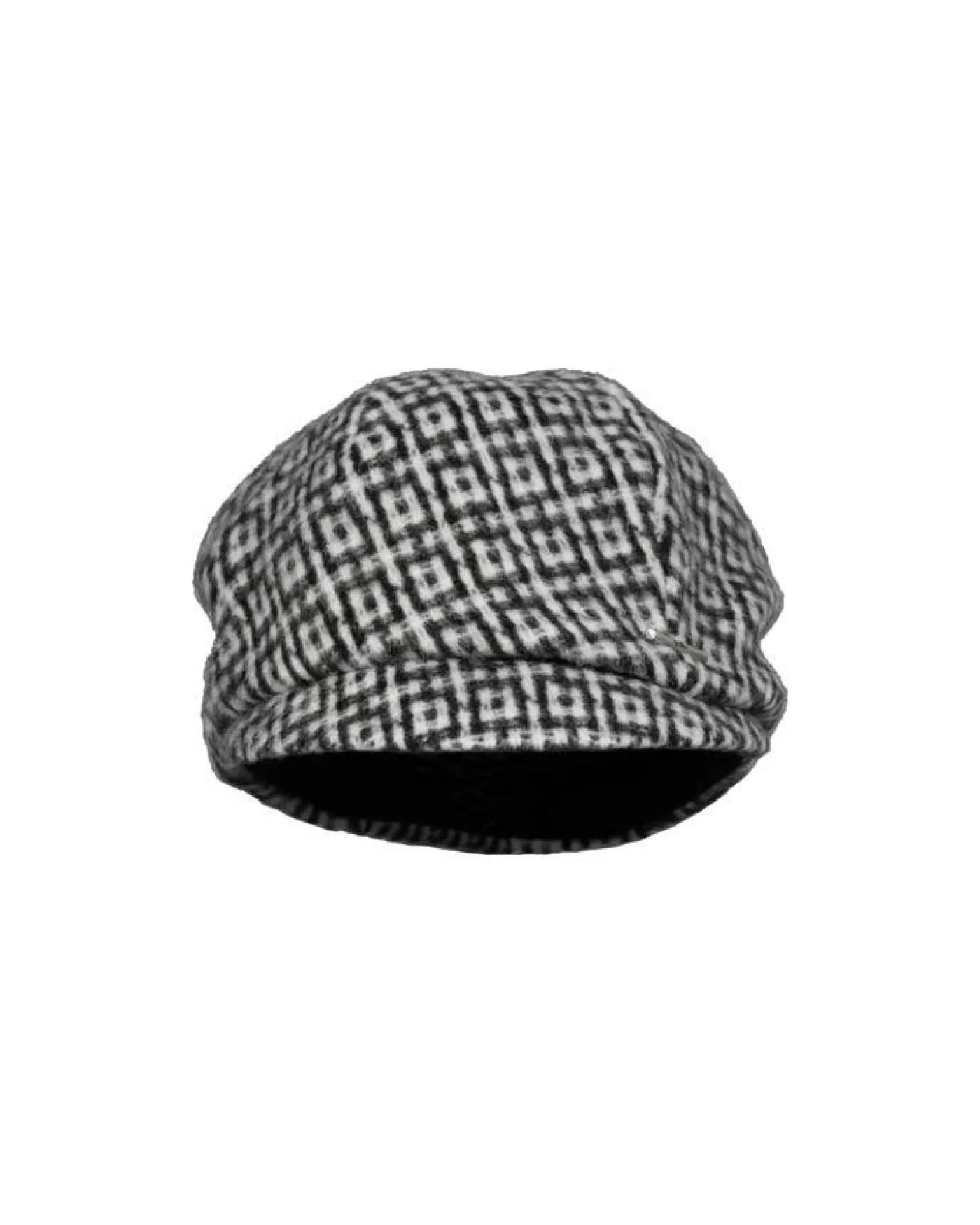 Lillie and Cohoe Dyllan Mohair Check Hat BLACK/WHITECHECK New