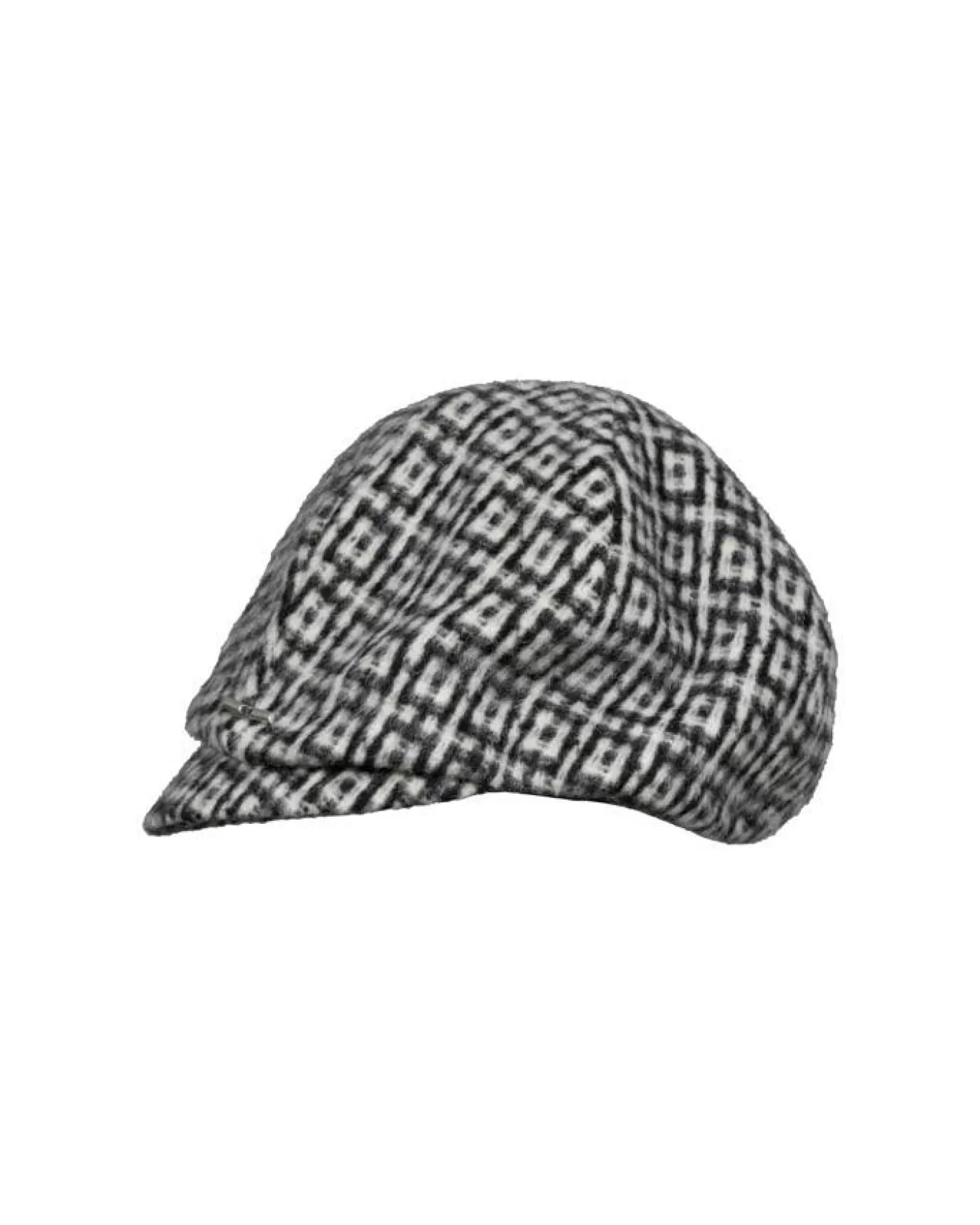 Lillie and Cohoe Dyllan Mohair Check Hat BLACK/WHITECHECK New