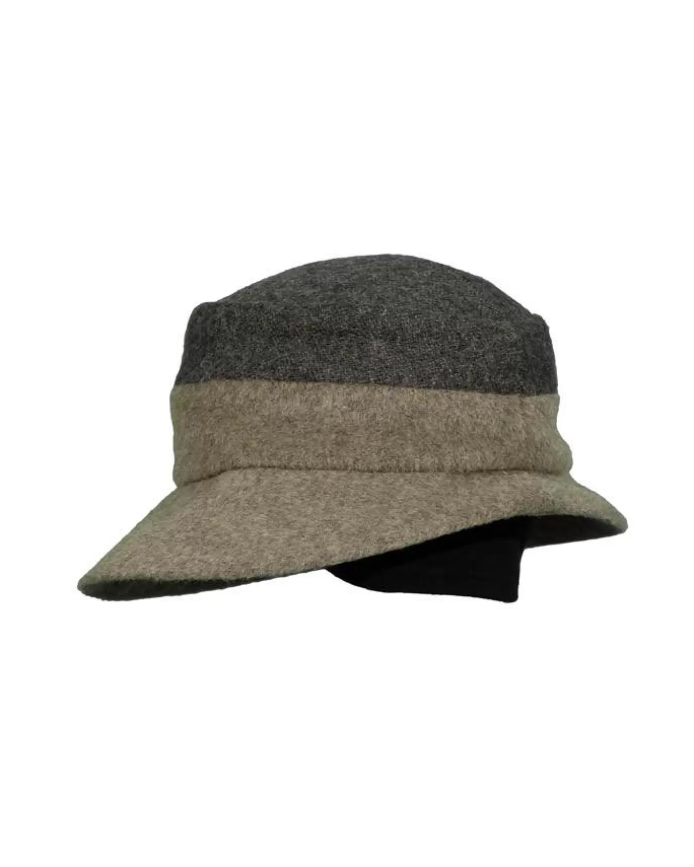 Lillie and Cohoe Kaitlin 2-Tone Mohair Hat Oatmeal Cheap