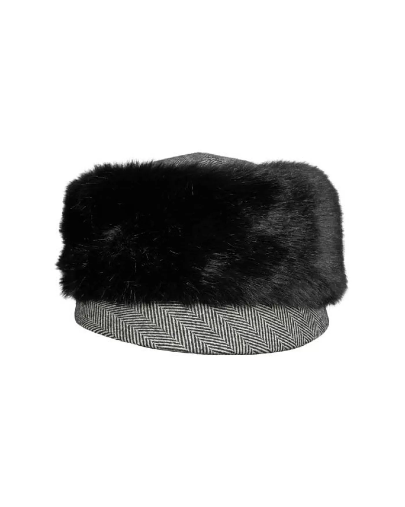 Lillie and Cohoe Trapper Jane Vintage Hat BLACK/WHITE/SOCHI Sale