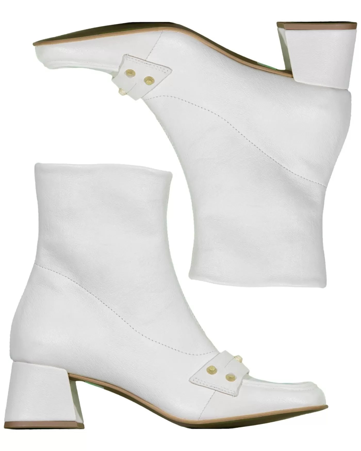Mjus Loafer Look Ankle Boot CREAM Online