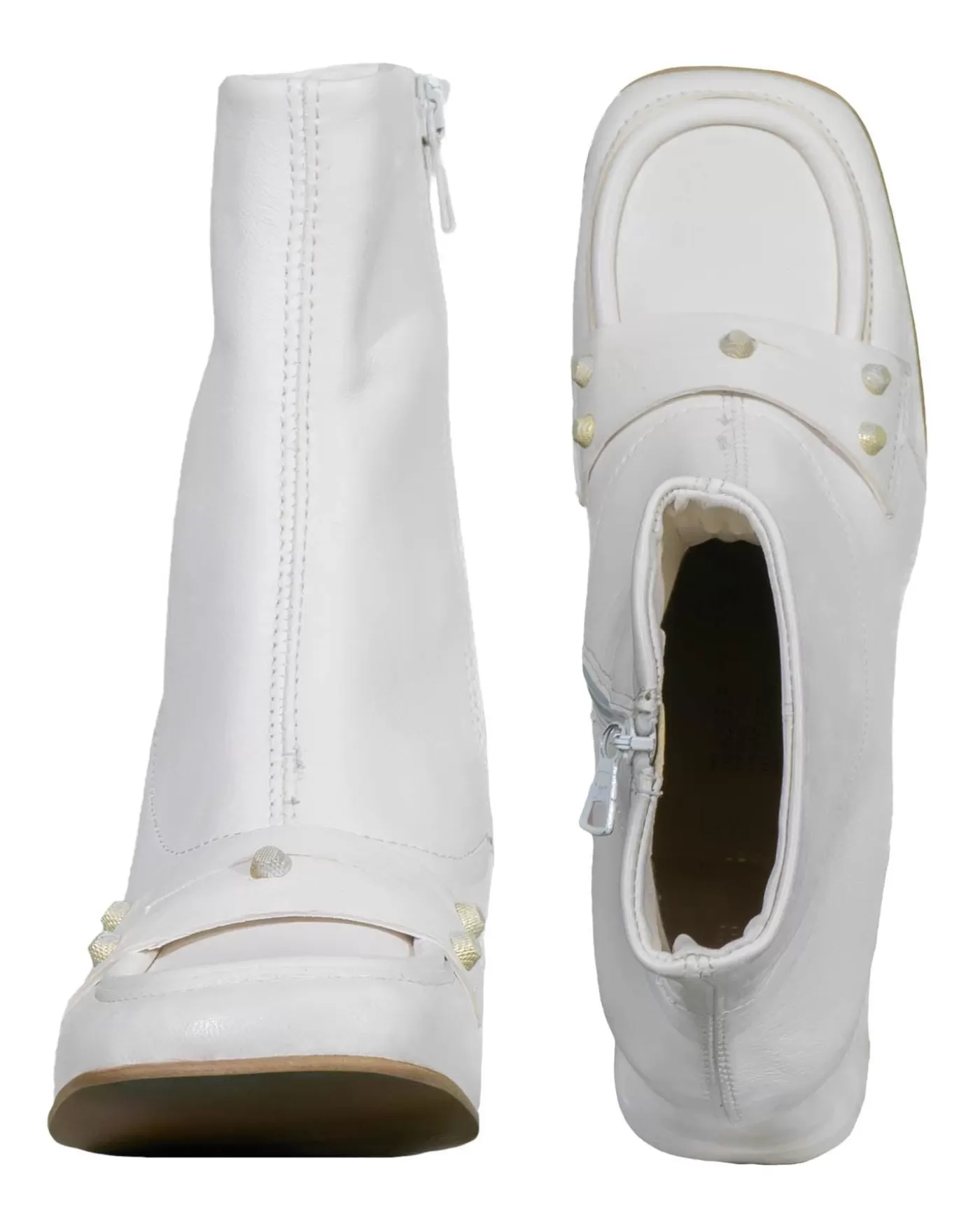 Mjus Loafer Look Ankle Boot CREAM Online