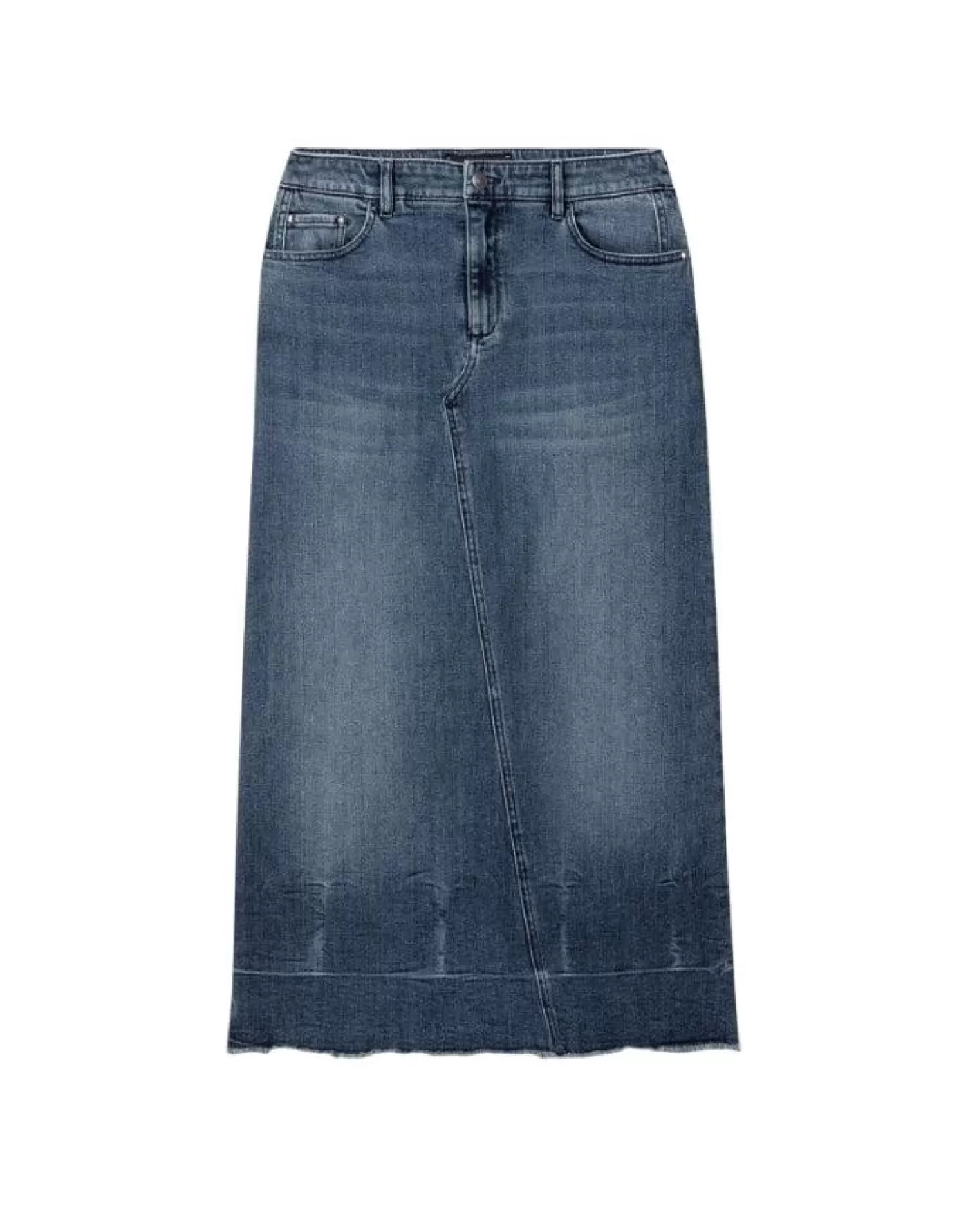 Luisa Cerano Denim Midi Skirt Blue Fashion