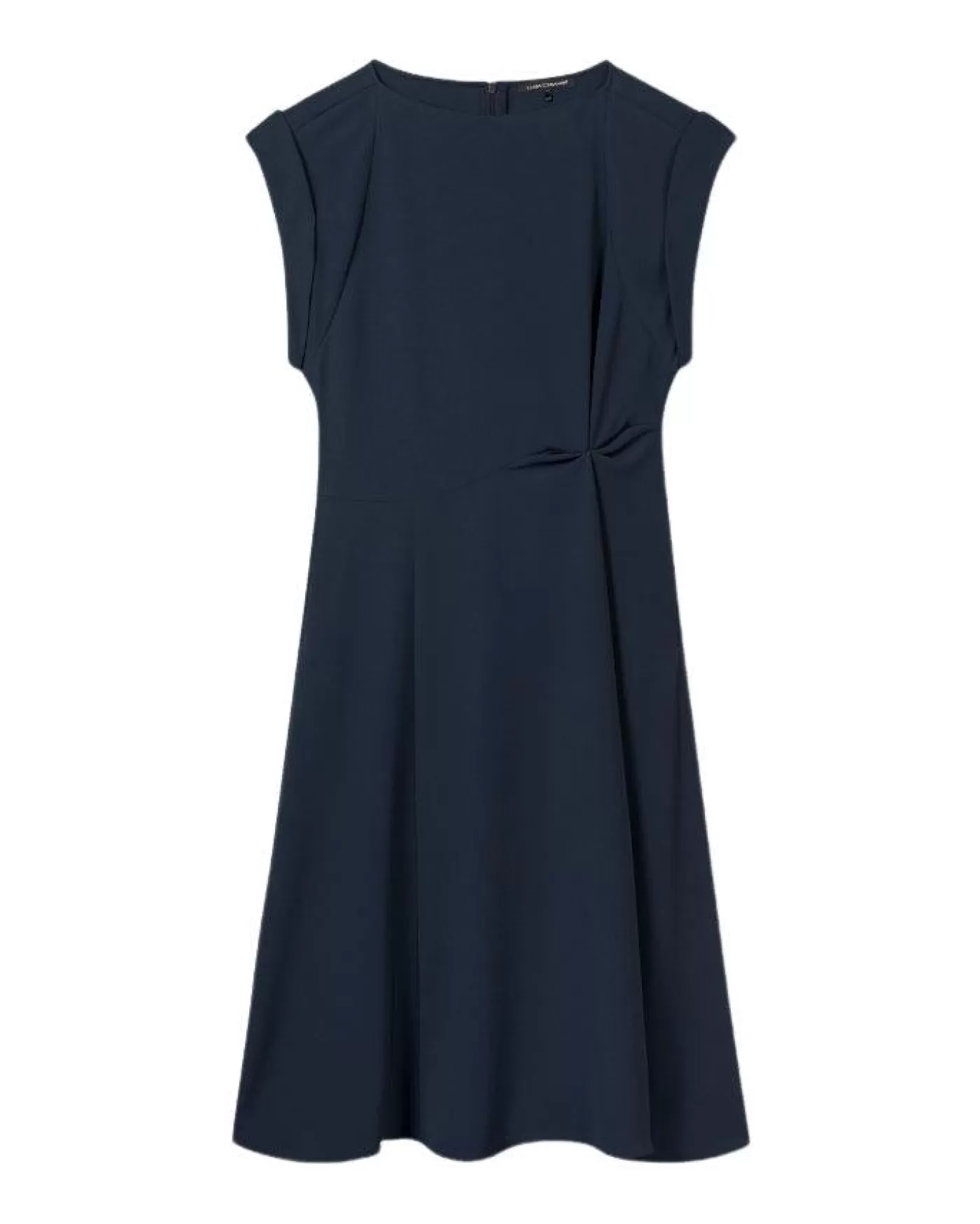 Luisa Cerano Fit and Flare Midi Dress DARKNAVY Cheap