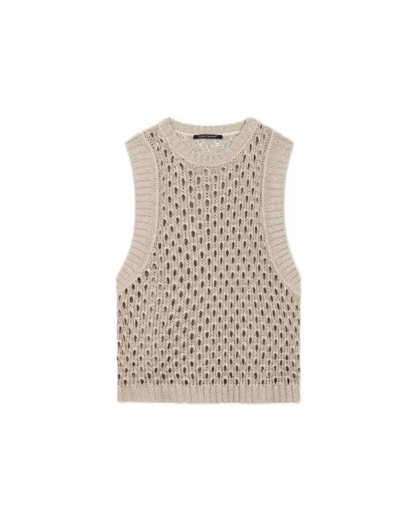 Luisa Cerano Mesh Look Tank Top SHELL Clearance