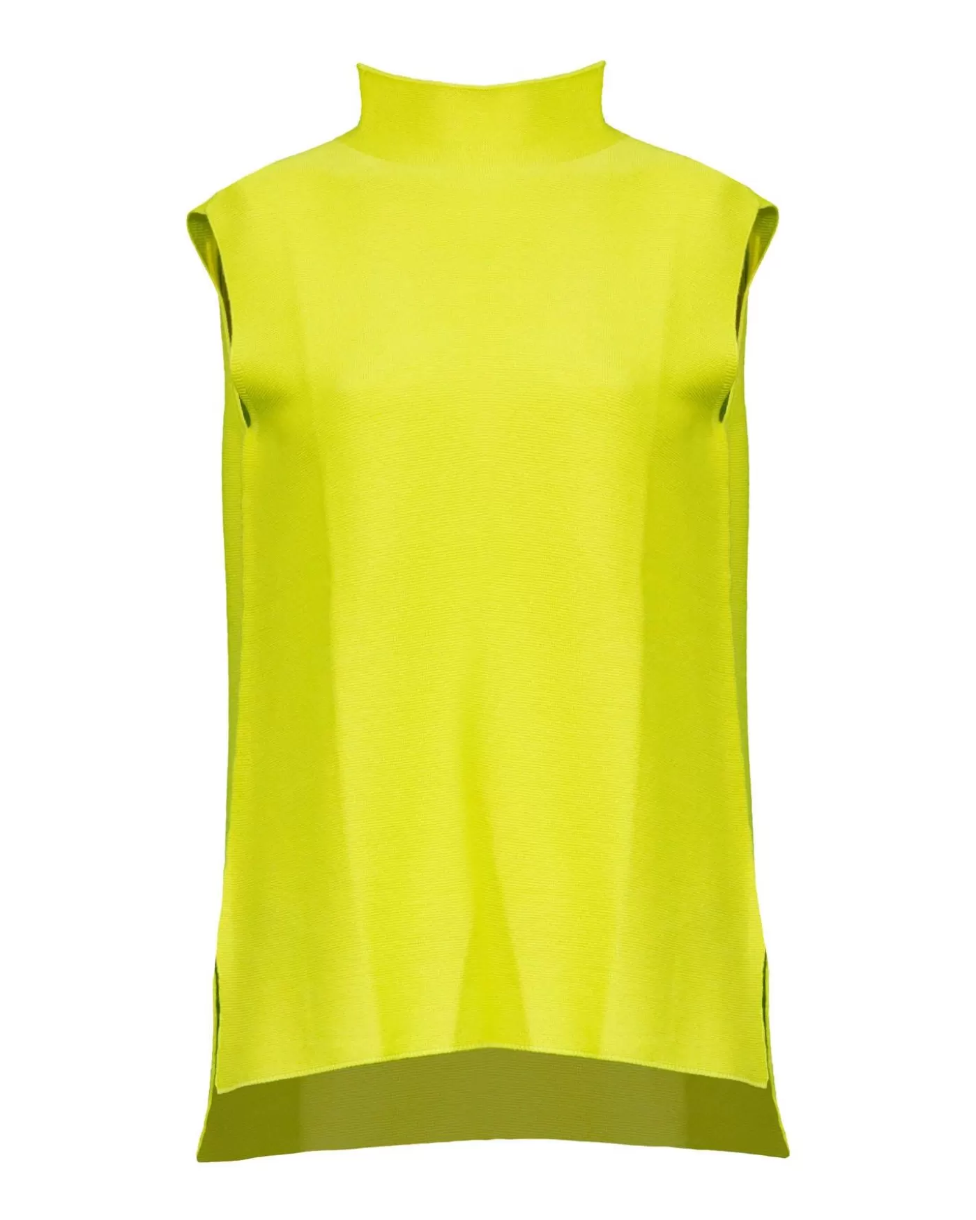 Luisa Cerano Mock Neck Tank Top LIME Outlet