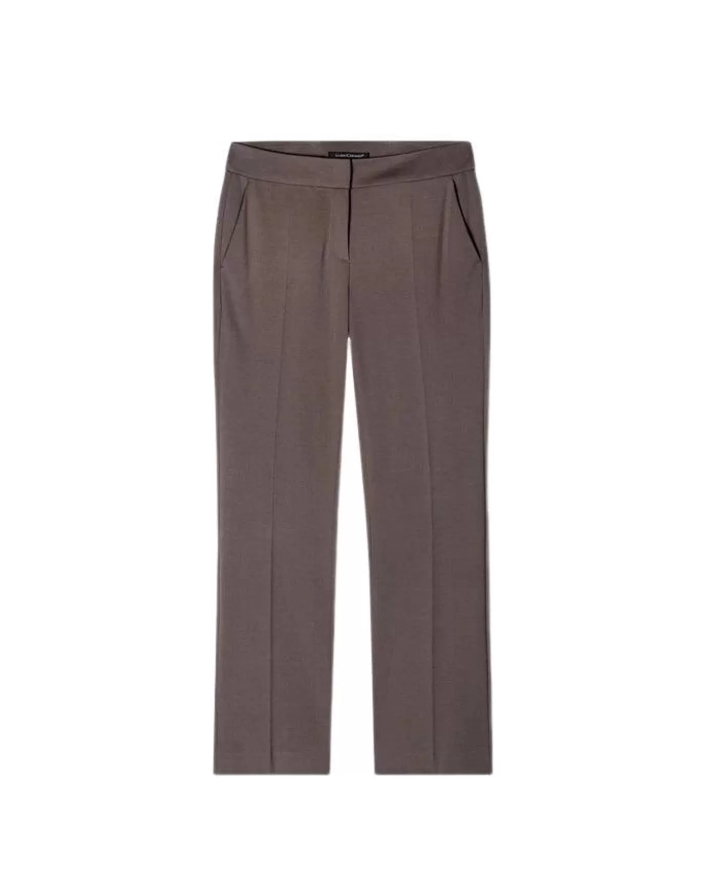 Luisa Cerano Punto Milano Baby Flare Pant TAUPE Discount