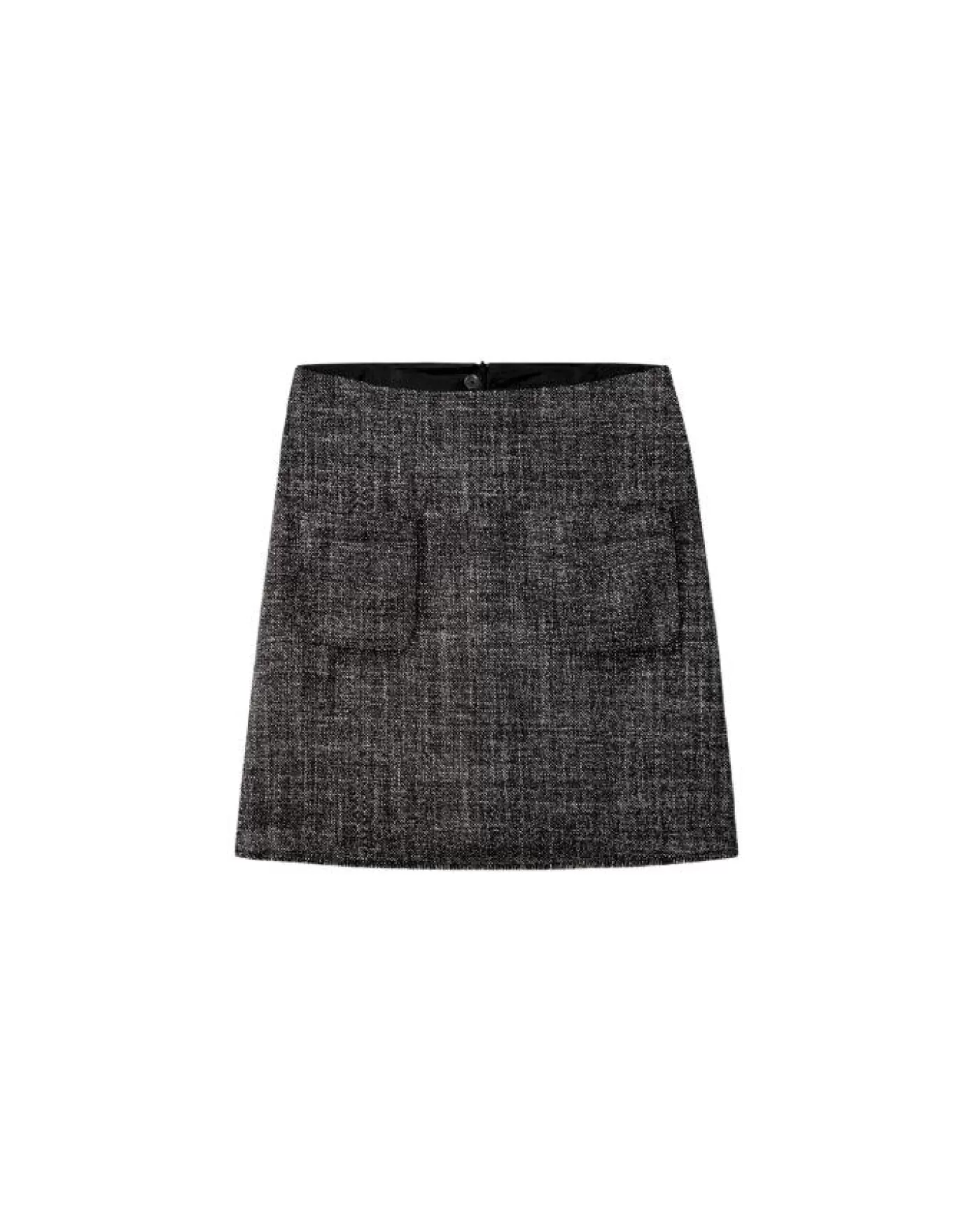 Luisa Cerano Tweed Short Skirt GREYMELANGE Hot