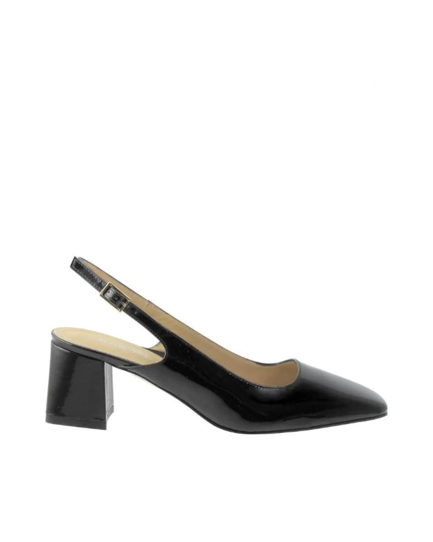 Ron White Lyla Open Back Pump Onyx Hot
