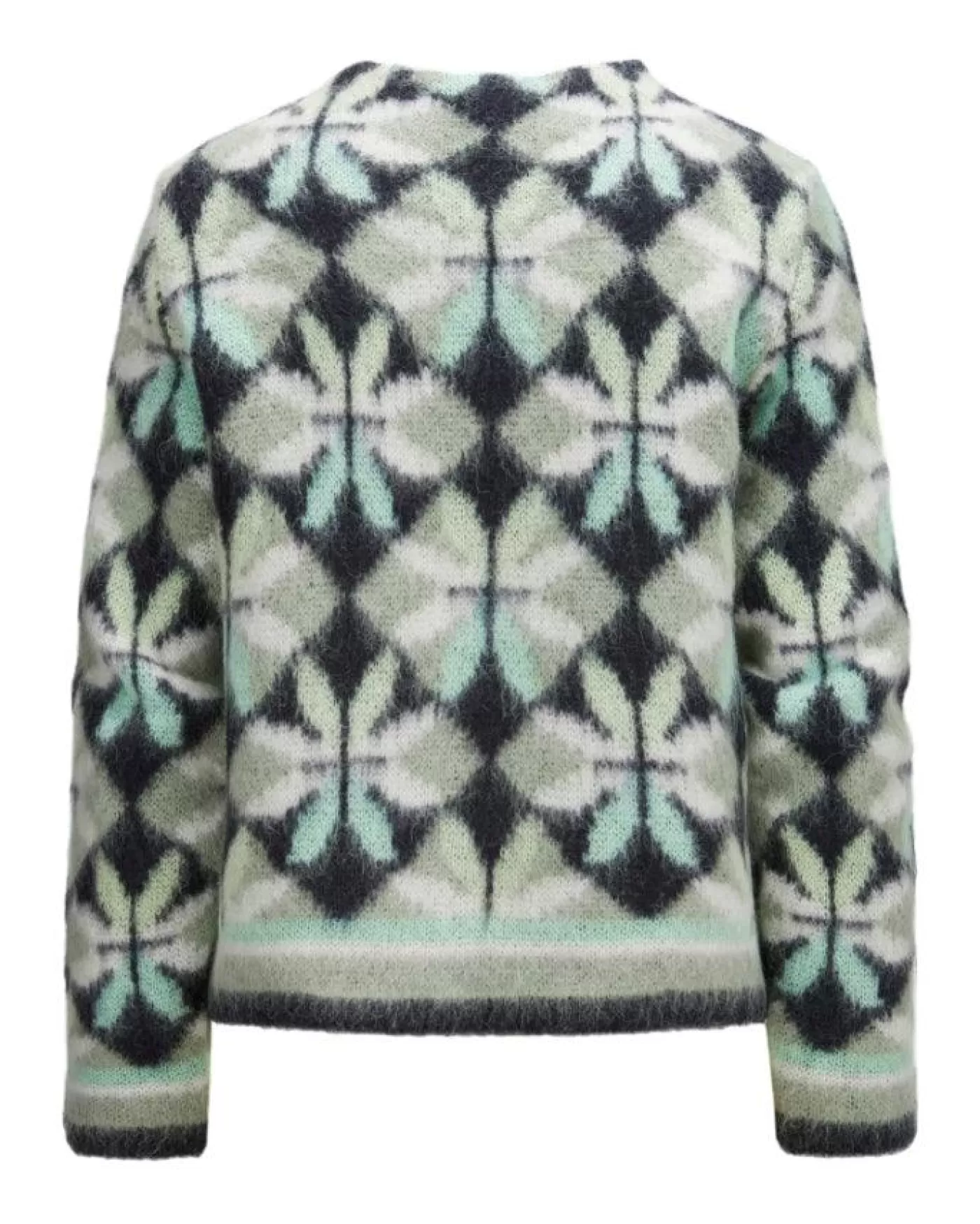 Marc Cain Alpaca Blend Print Sweater FROZENSAGE Fashion