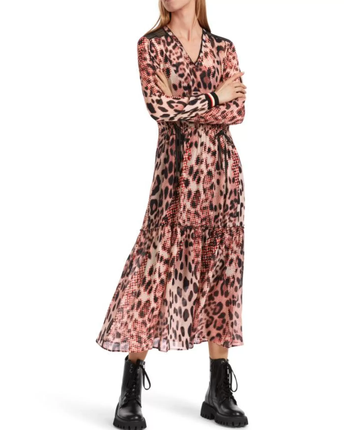 Marc Cain Animal Mix Print Dress CAMPARI Shop