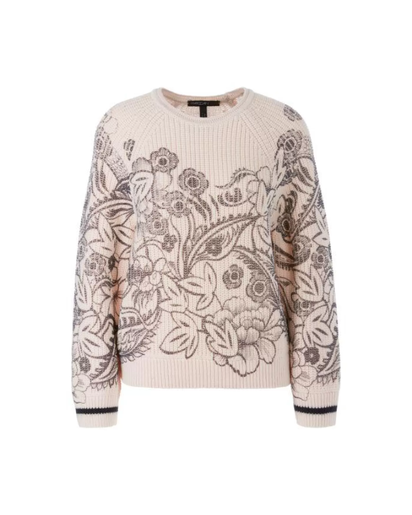 Marc Cain Embroidered Wool Pullover ALMONDBLOSSOM New