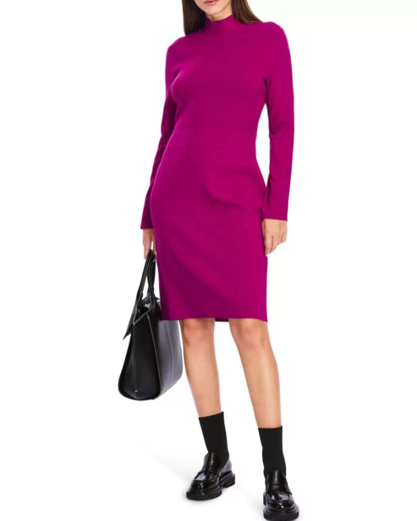 Marc Cain Funnel Neck Knit Dress ALPINEROSE Outlet