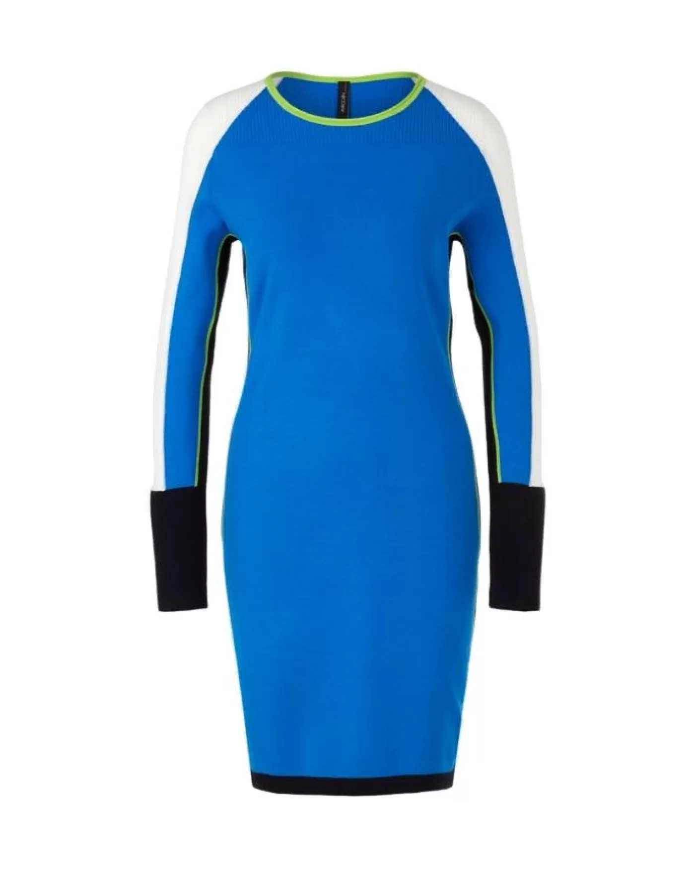 Marc Cain Knitted Colour Block Mini Dress SKY Cheap