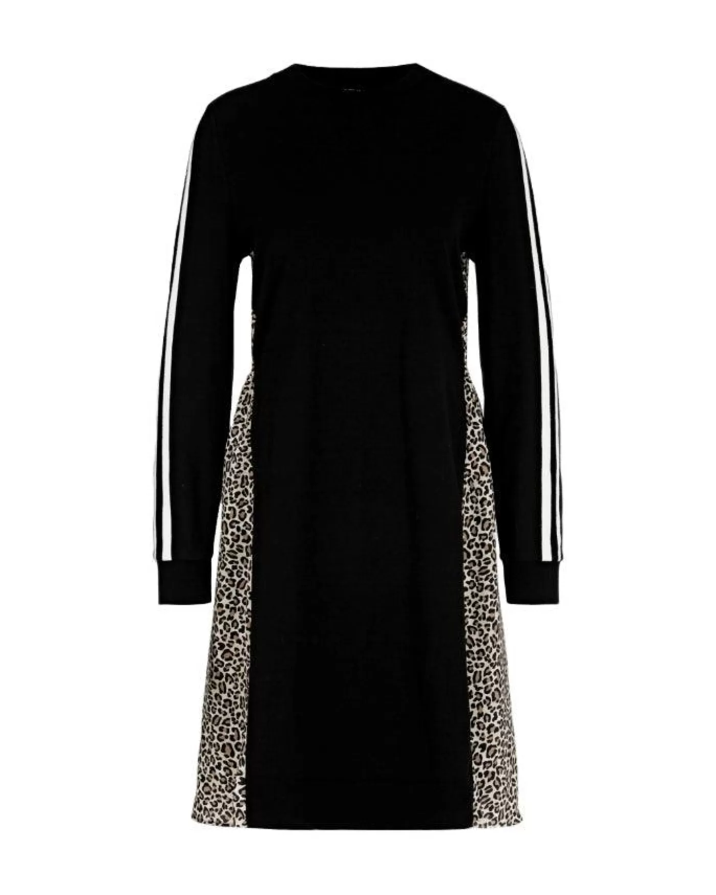 Marc Cain Leopard Print Back Dress Black Store