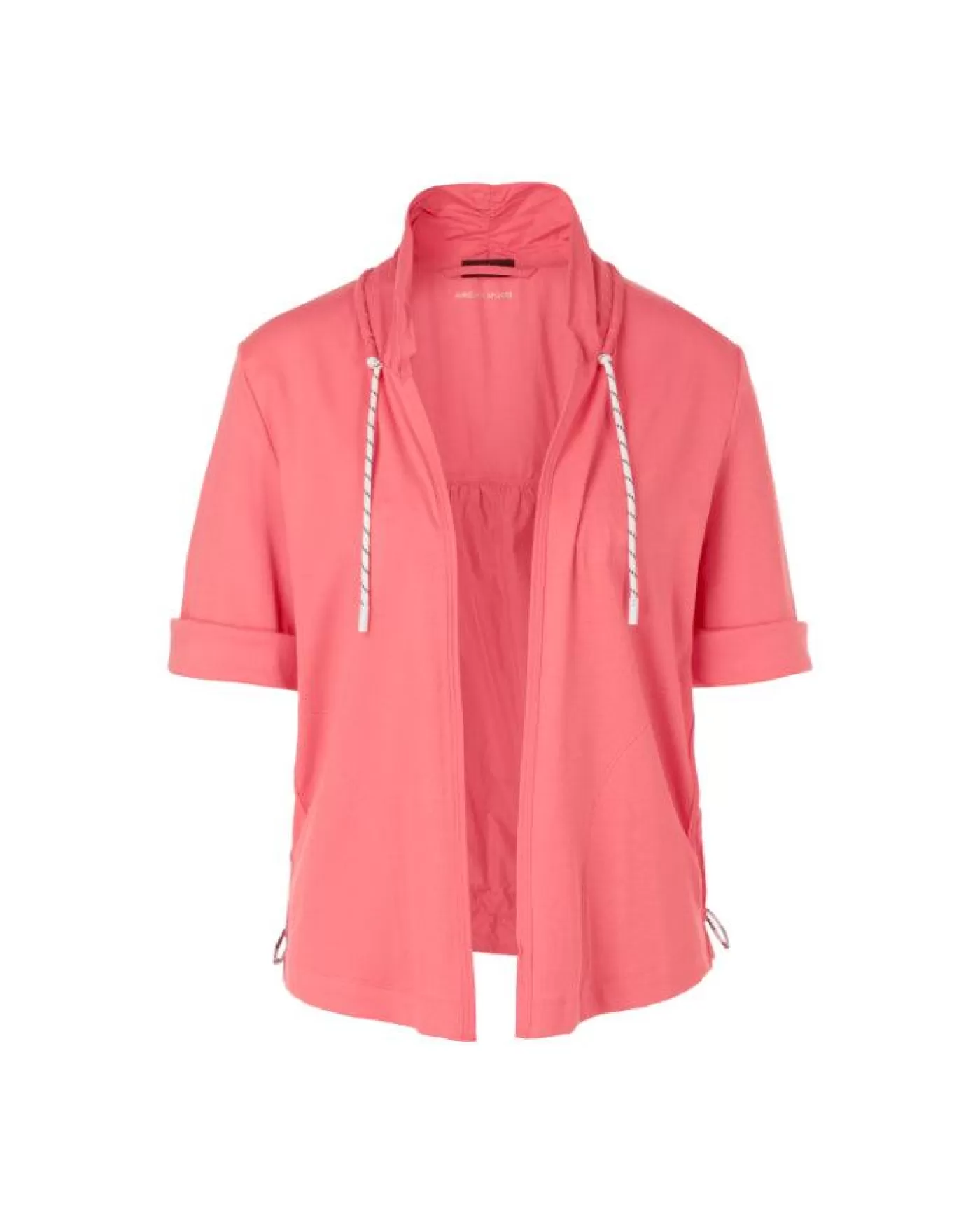 Marc Cain Material Mix Jacket LIGHTNEONRED Clearance