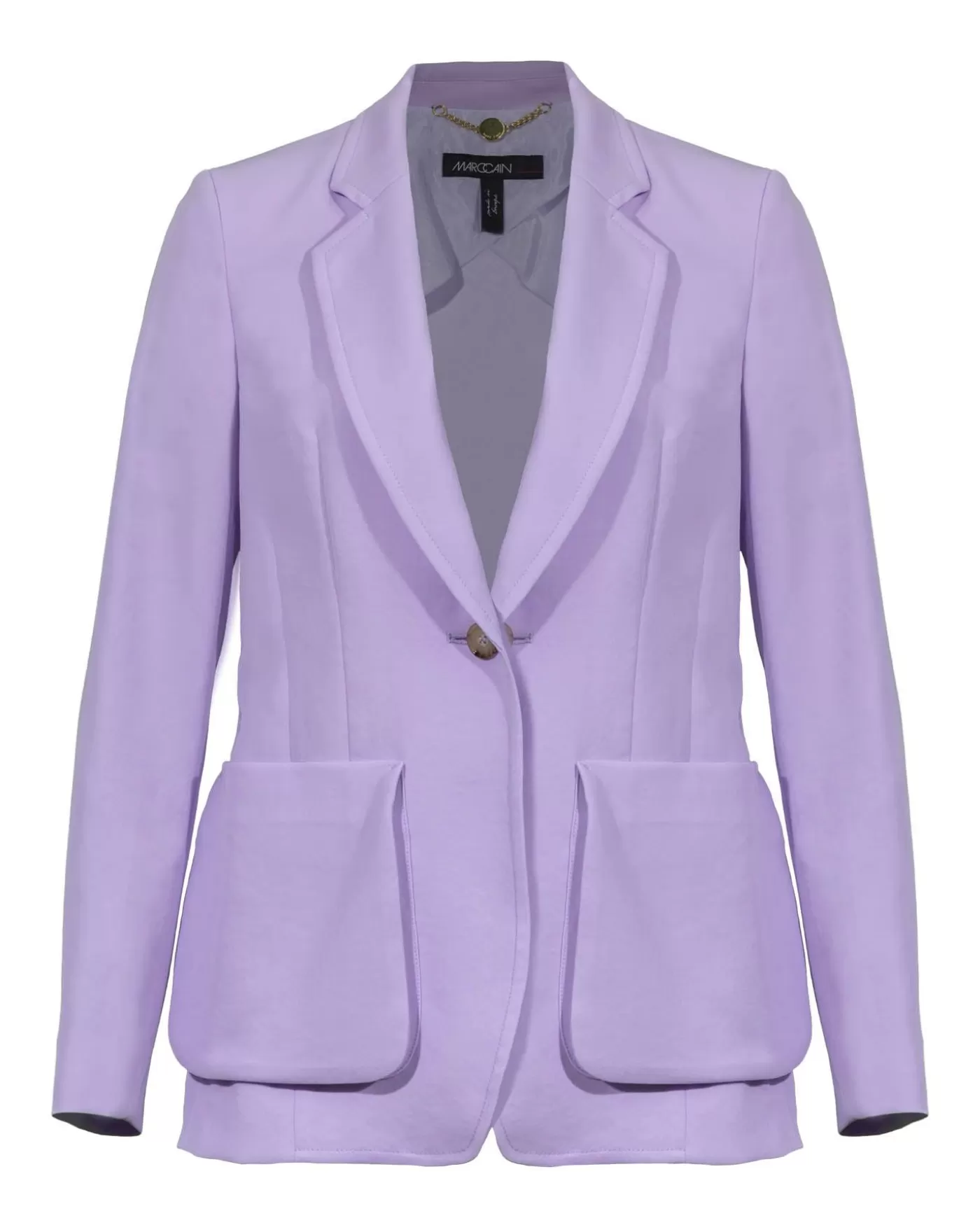 Marc Cain Patch Pocket Blazer Lilac Best Sale