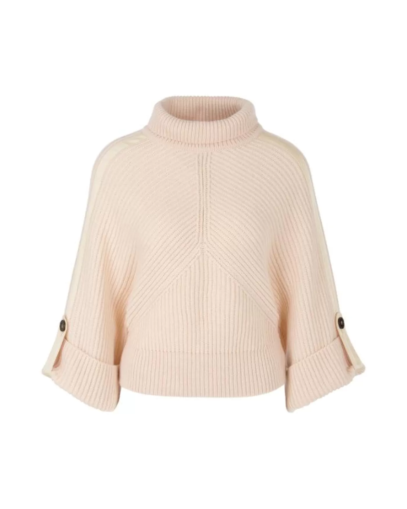 Marc Cain Roll Neck Boxy Pullover DARKCREAM Best