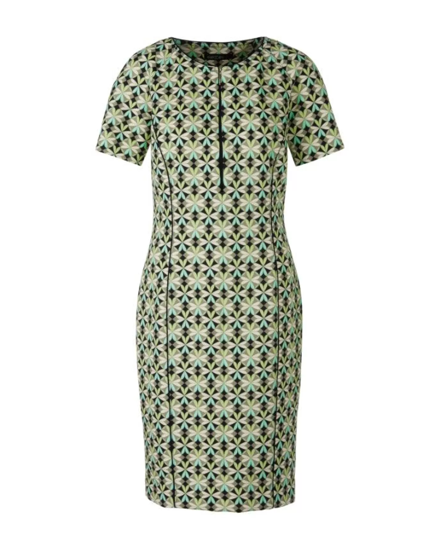 Marc Cain Scuba Print Dress SOFTMALACHITE Shop