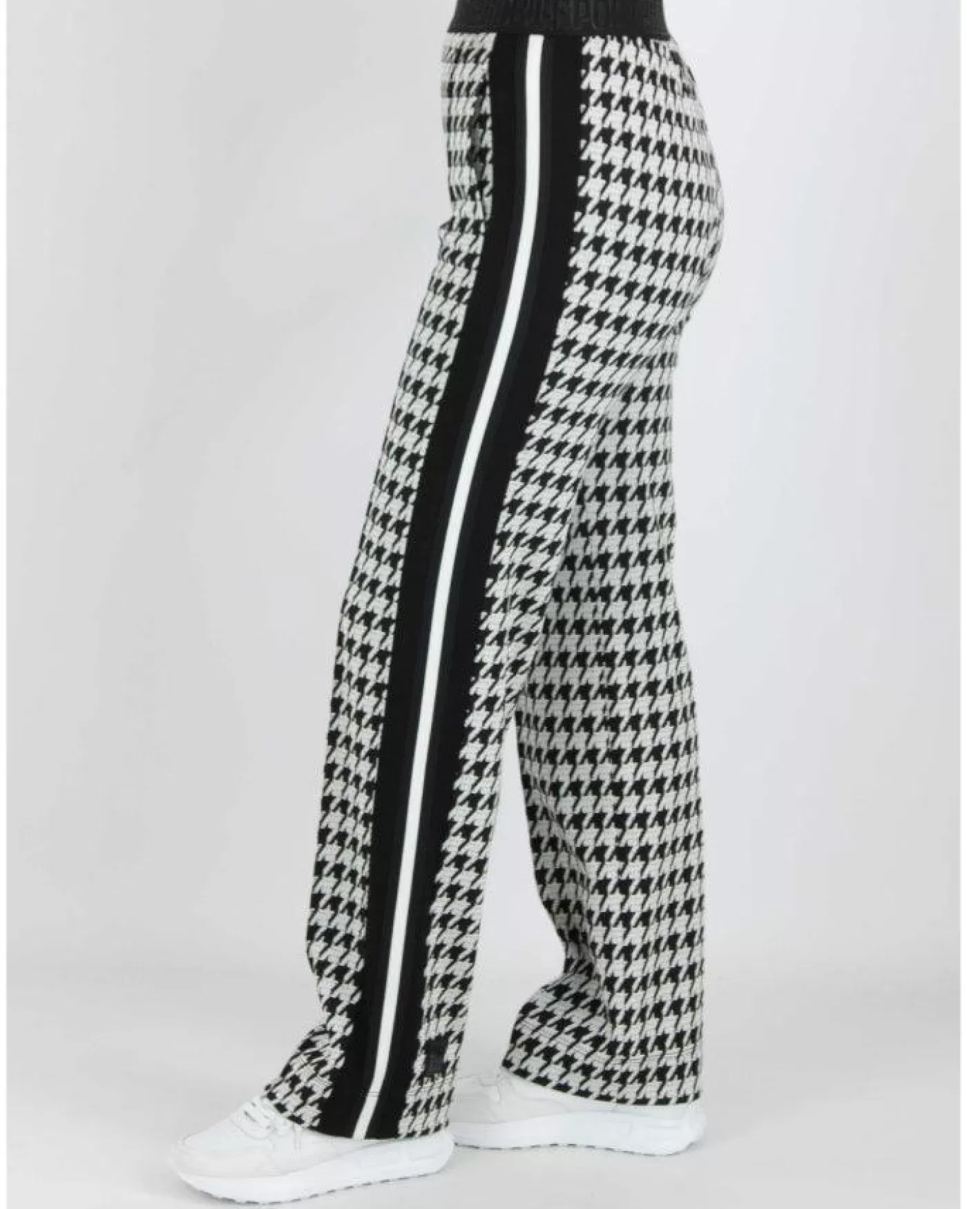 Marc Cain Welby Chick Check Pant Black/White Best Sale