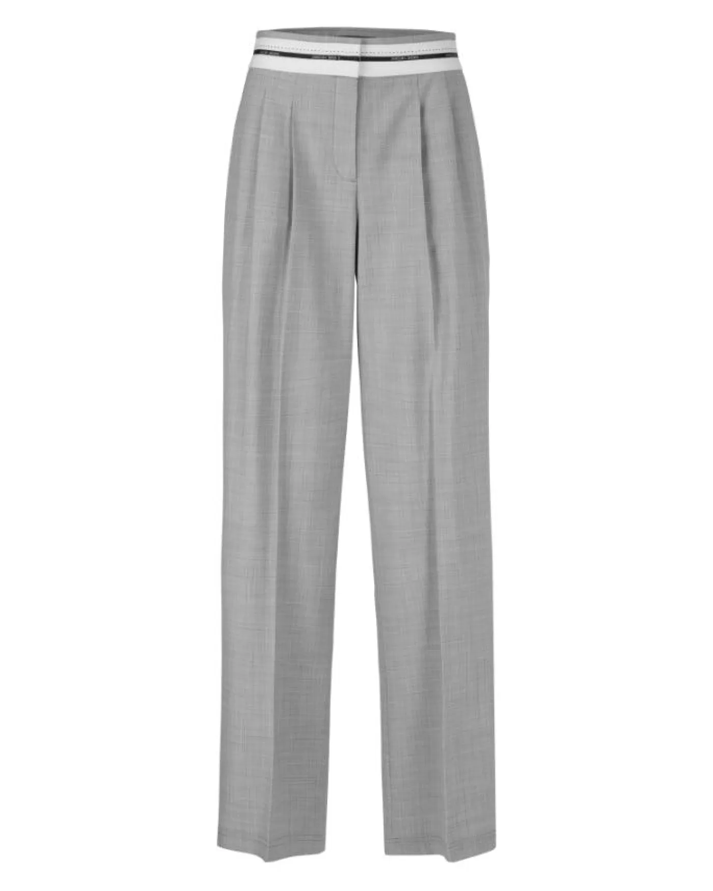 Marc Cain Wichita Pant Stripe Detail SOFTGREY Best Sale