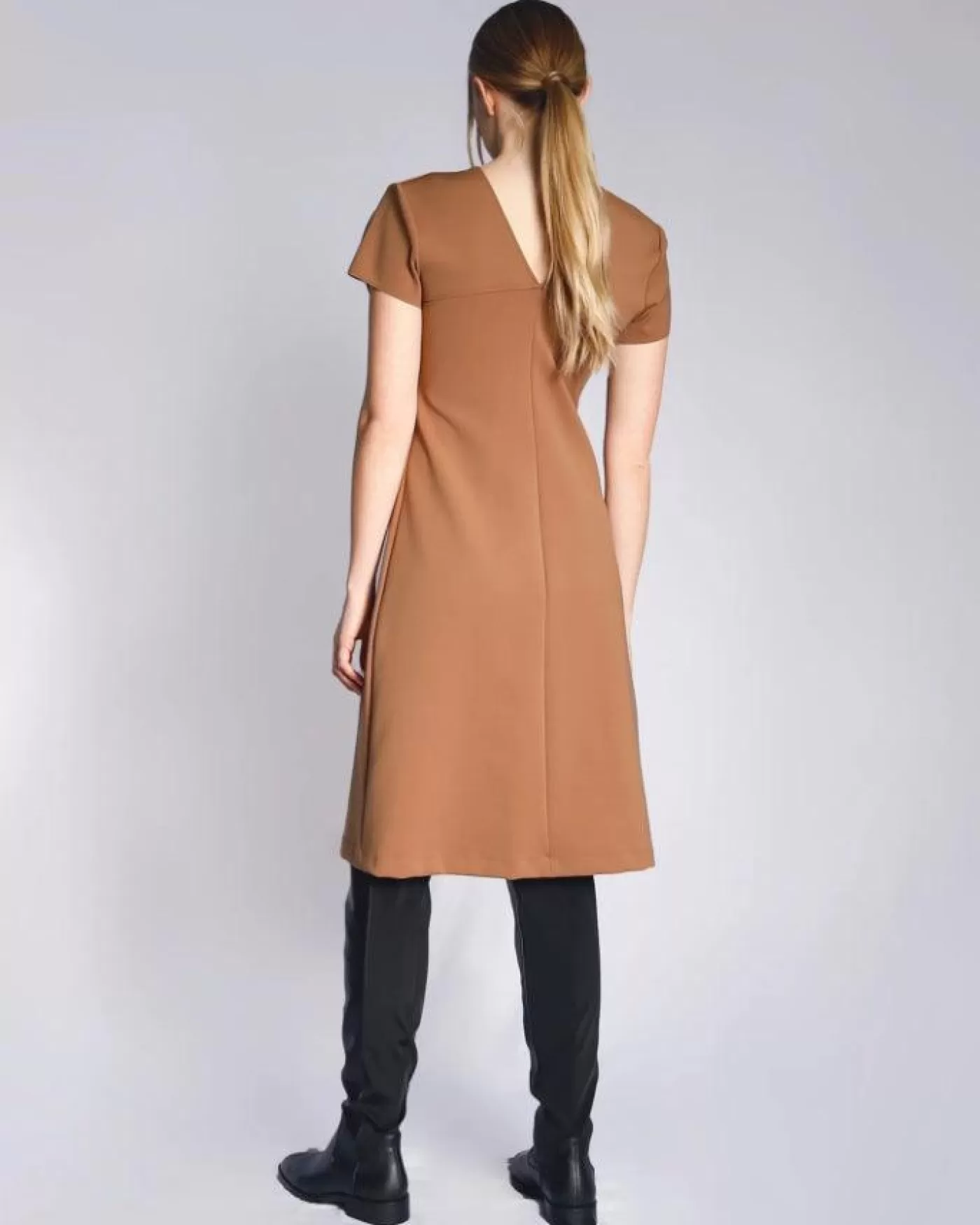 Marie Saint Pierre Holly Scuba Bow Dress UMBER Best