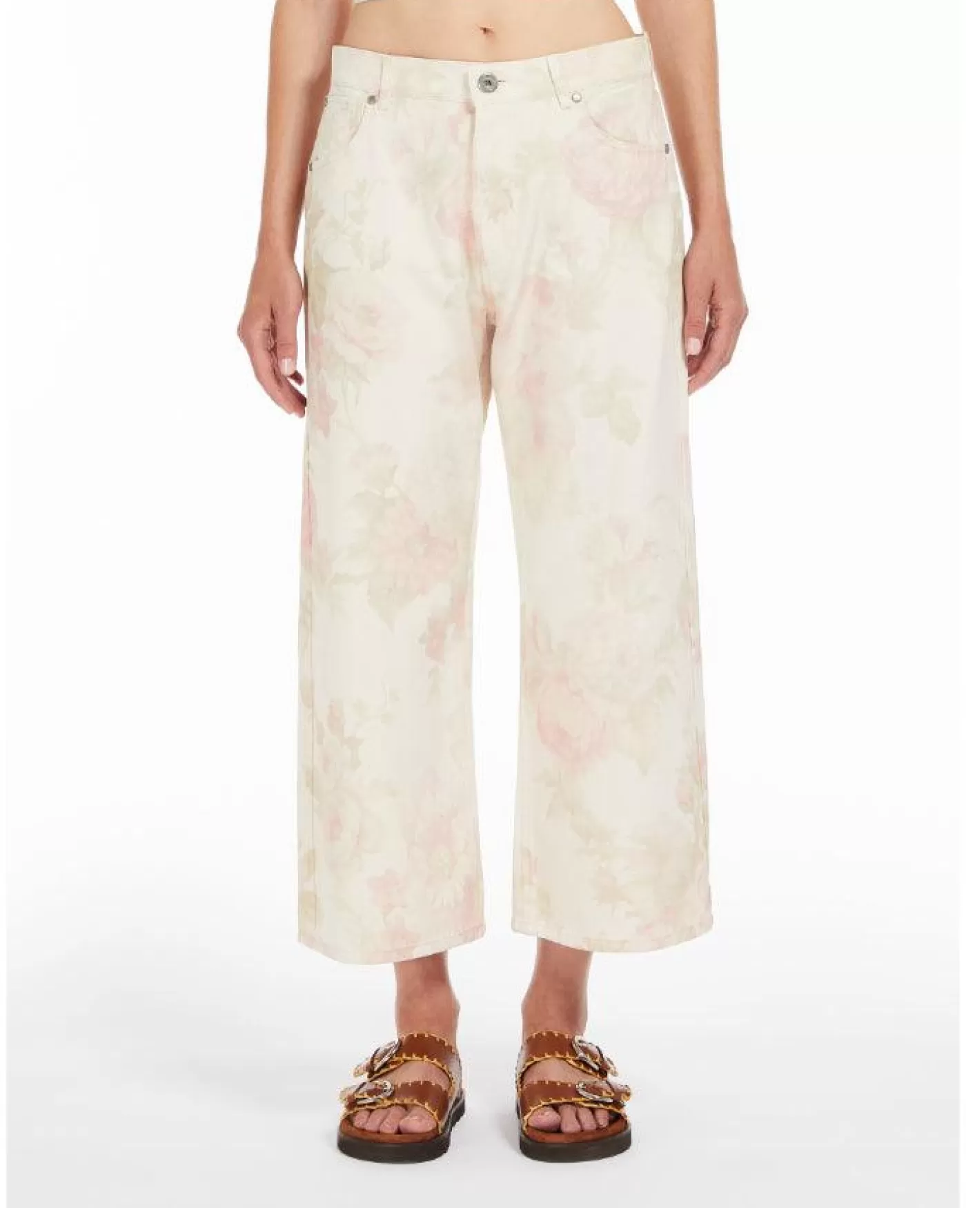 Max Mara Weekend Max Mara Rodano Denim Pant ECRUFLOWER Cheap