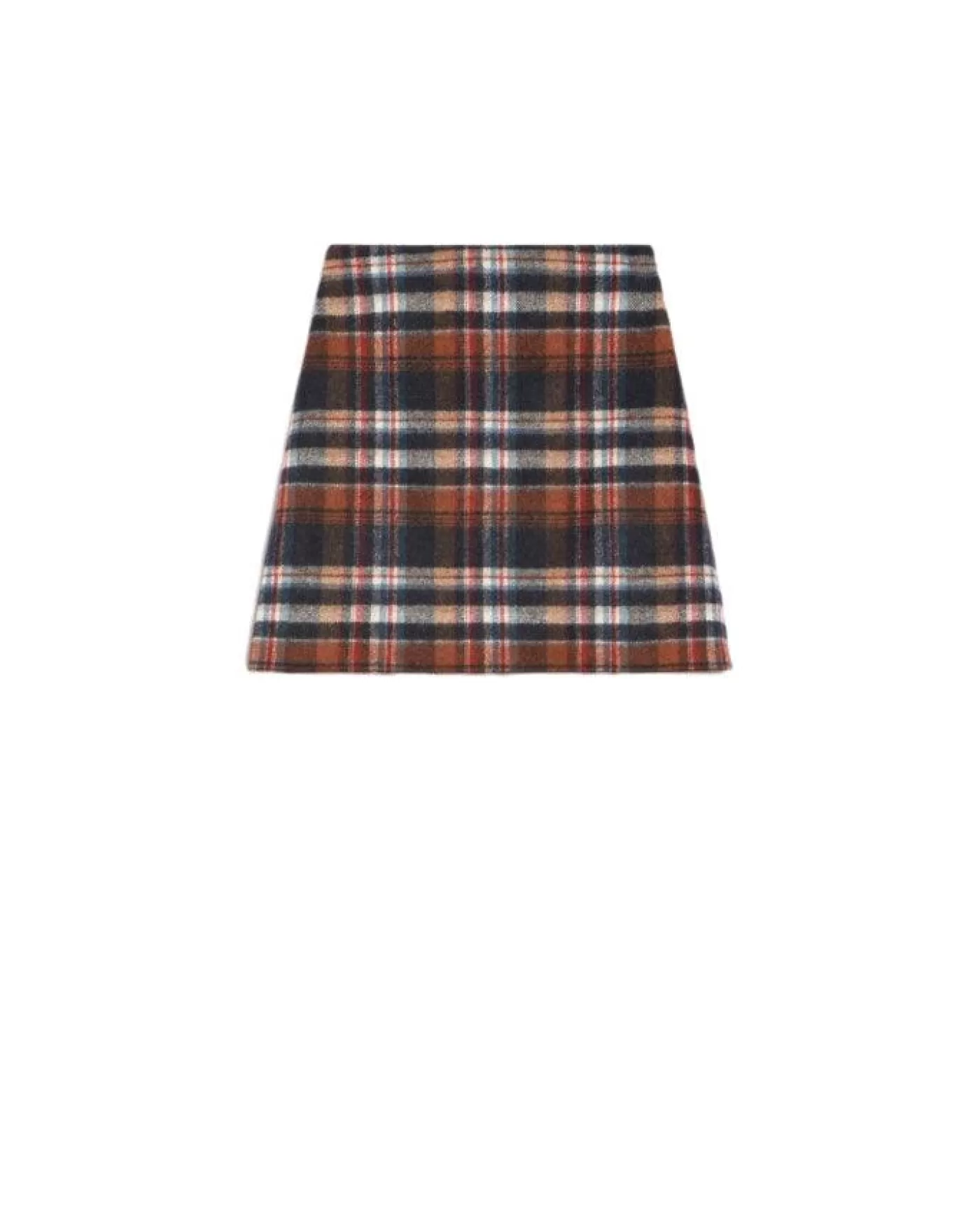 Max Mara Weekend Epoca Plaid Skirt REDBROWN Cheap