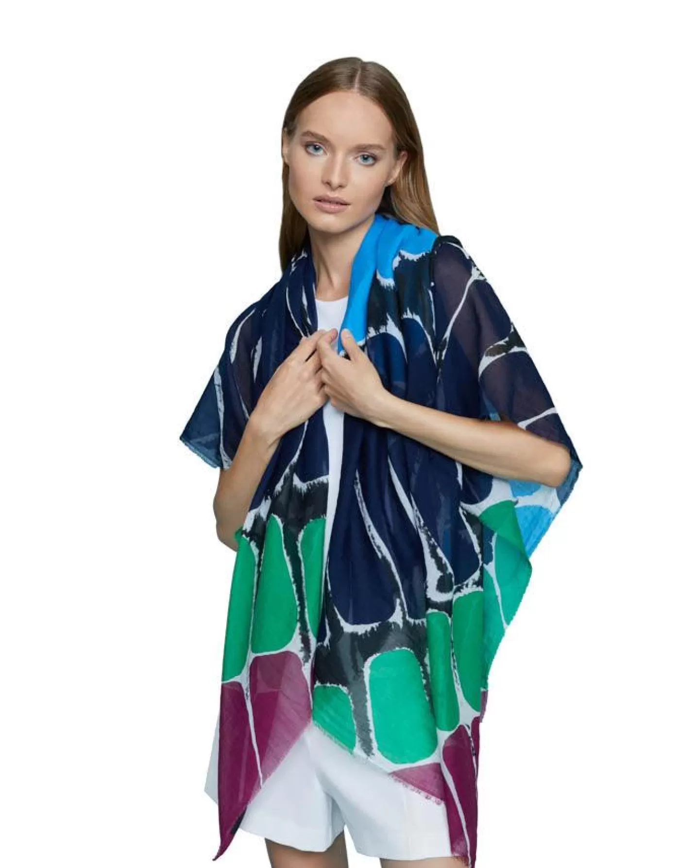 Faliero Sarti Misu Print Scarf MULTI Cheap