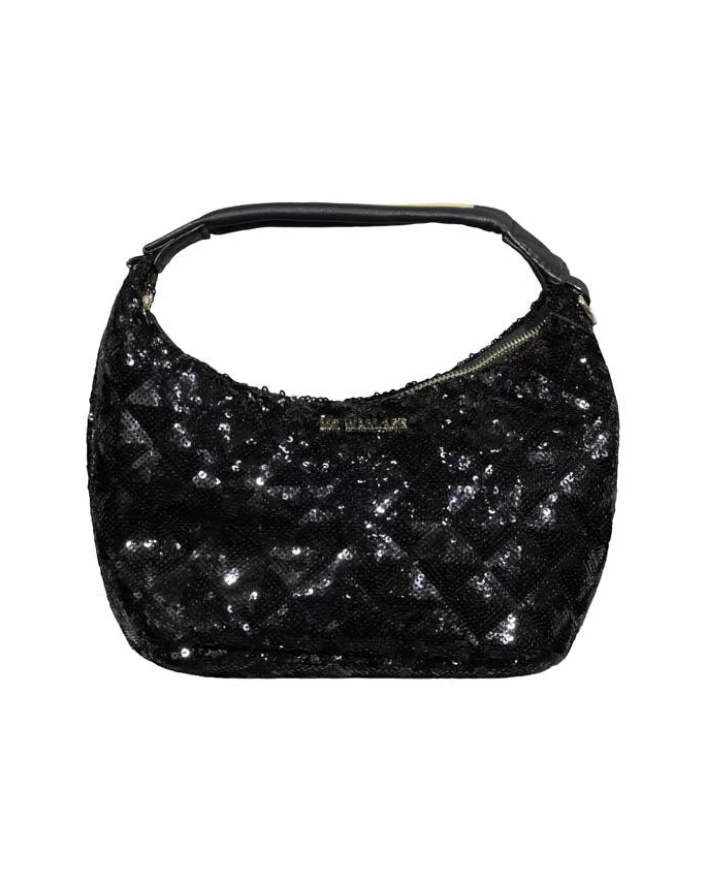 MZ Wallace Black Sequin Mini Hobo Bag BLACKSEQUIN Outlet