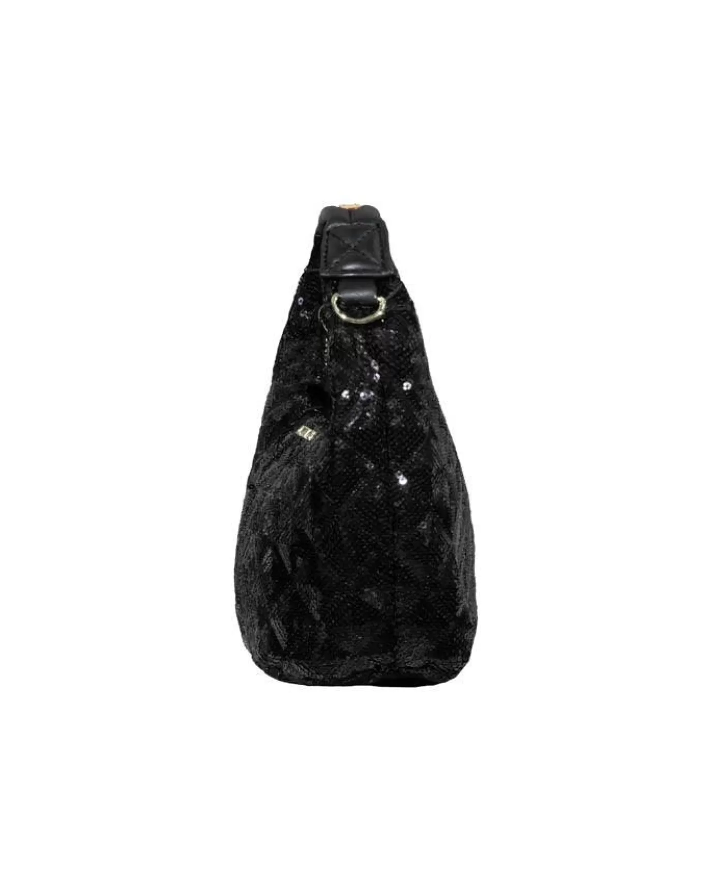 MZ Wallace Black Sequin Mini Hobo Bag BLACKSEQUIN Outlet