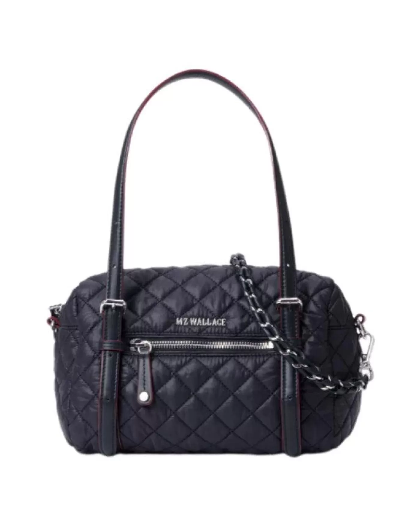 MZ Wallace Crosby Barrel Bag Small Black Store