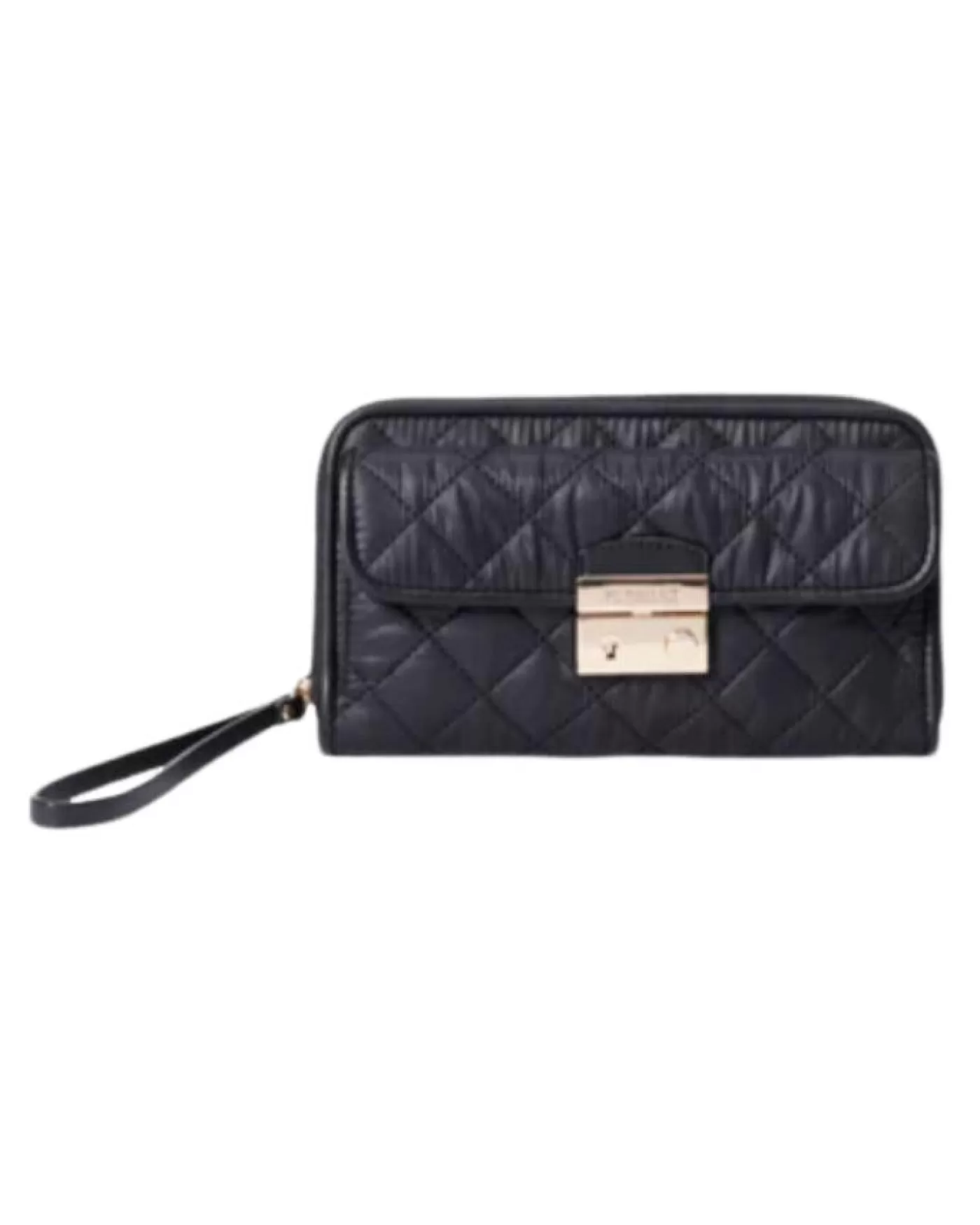 MZ Wallace Crosby Lock Wristlet Bag Black Flash Sale