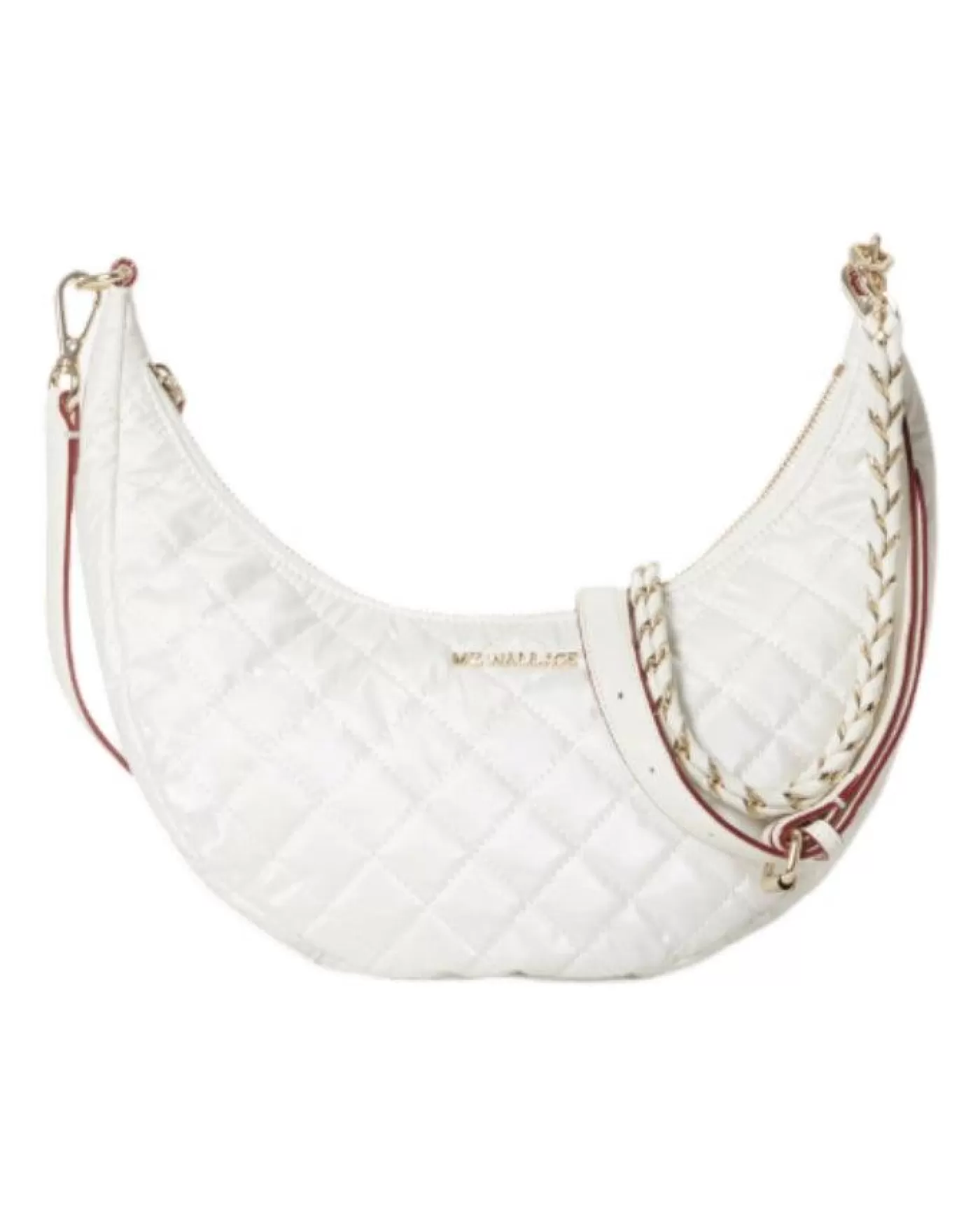 MZ Wallace Crosby Luna Bag PEARLMETALLIC Clearance