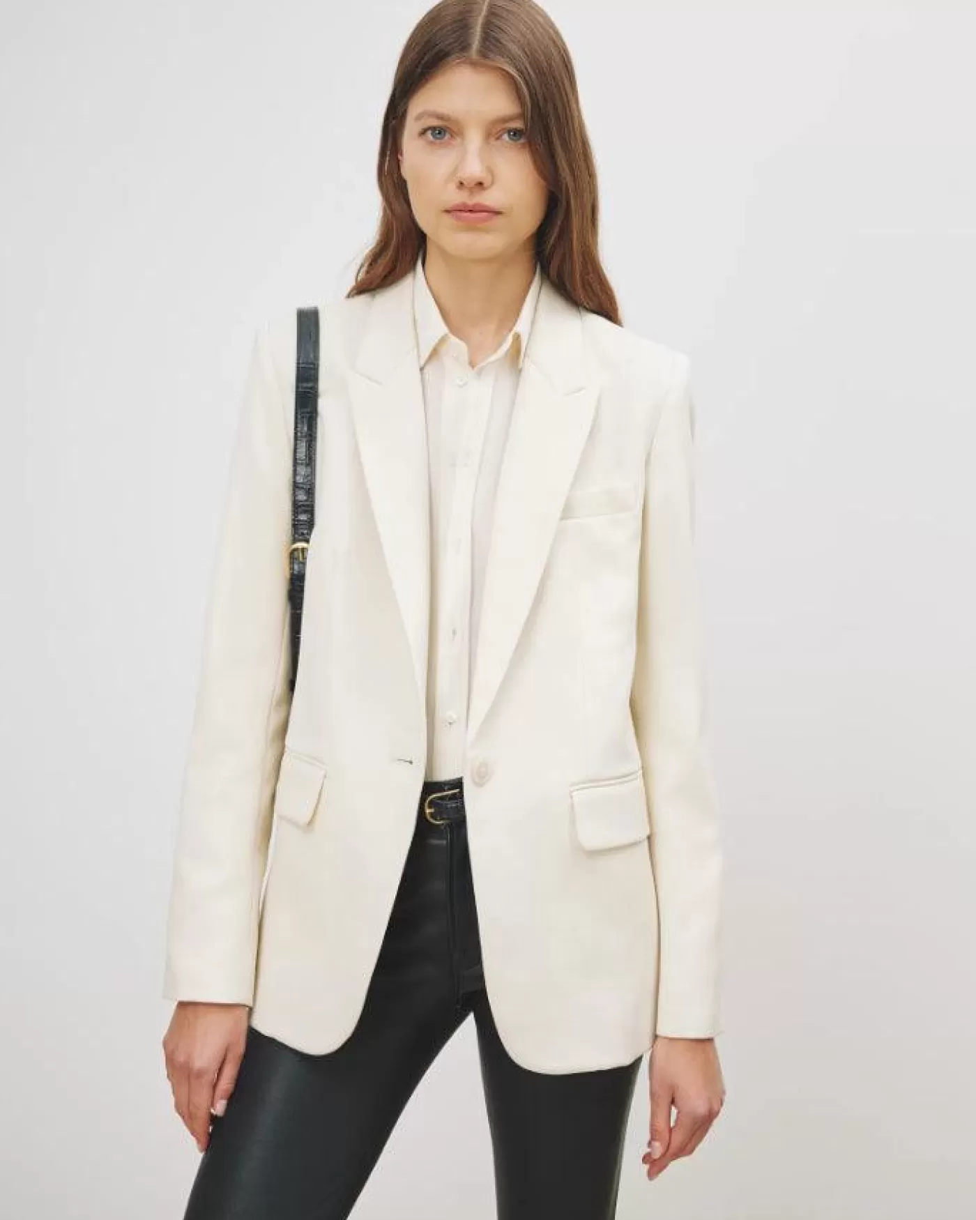 Nili Lotan Adele Blazer STONE Flash Sale