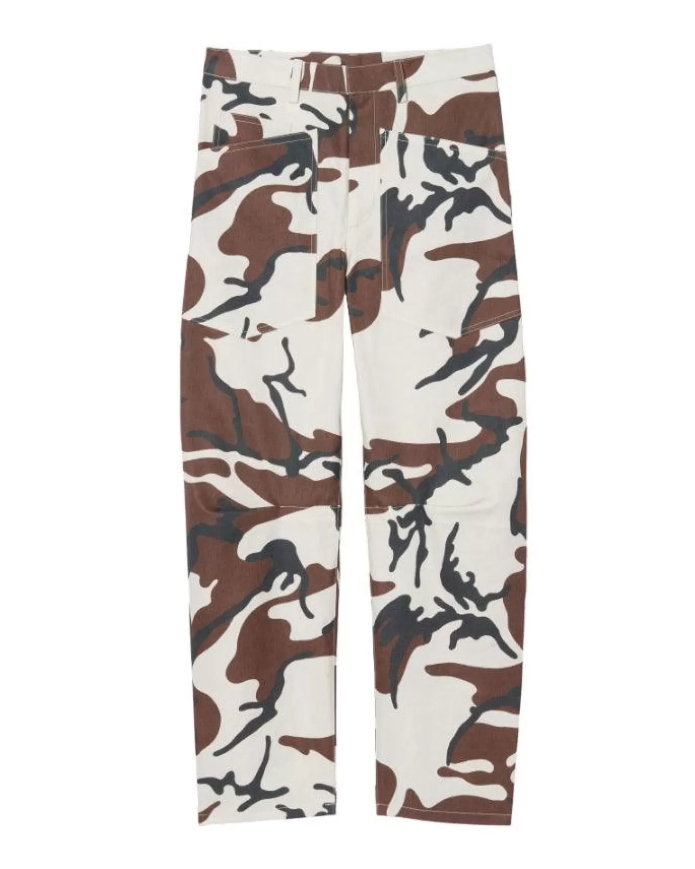 Nili Lotan Camo Print Shon Pant IVORY/BROWNCAMO Cheap