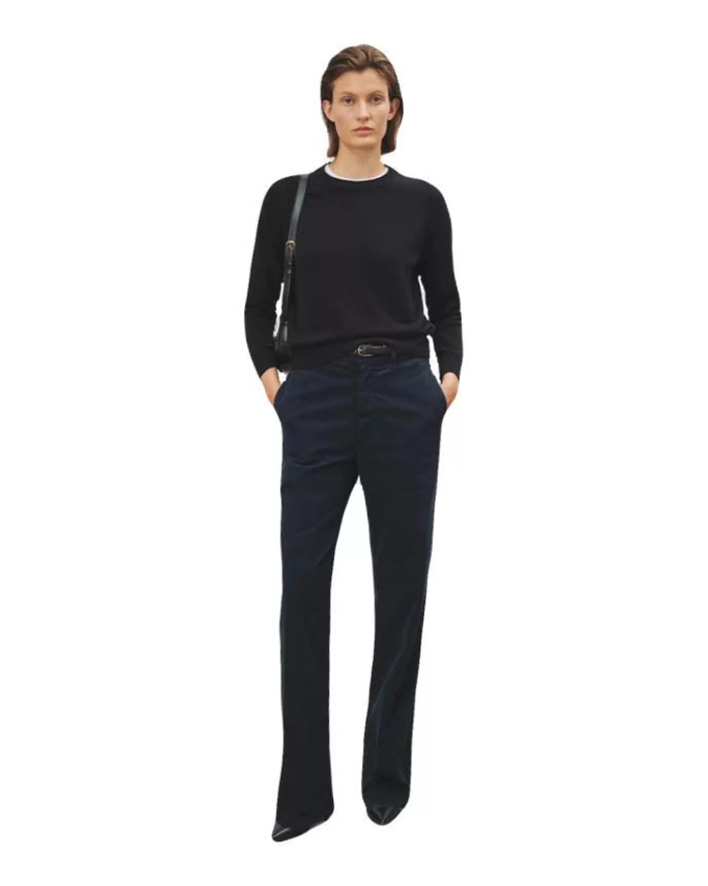 Nili Lotan Eliot Boy Pant MIDNIGHT Clearance