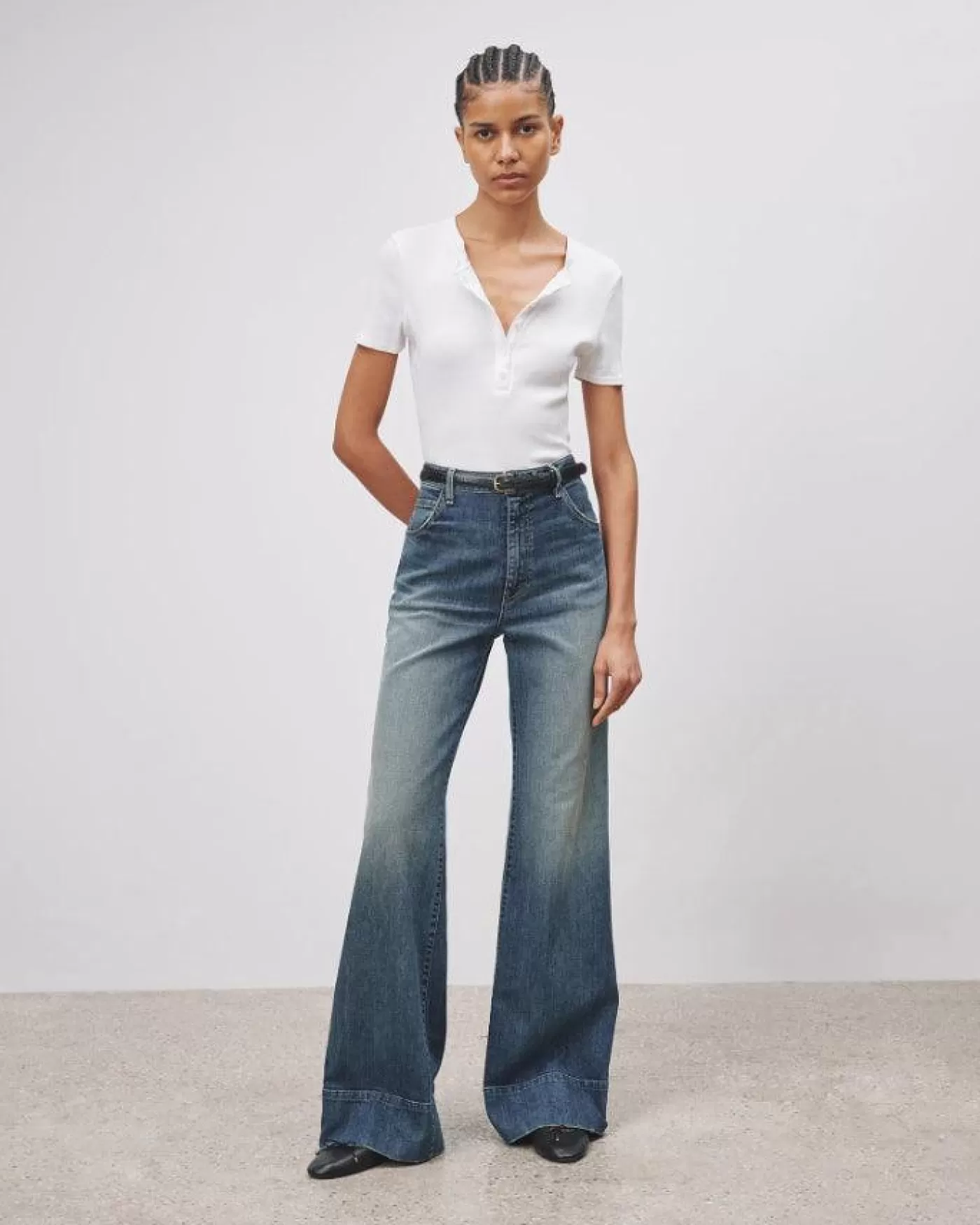 Nili Lotan Nadege Jeans ClassicWashBlue Fashion