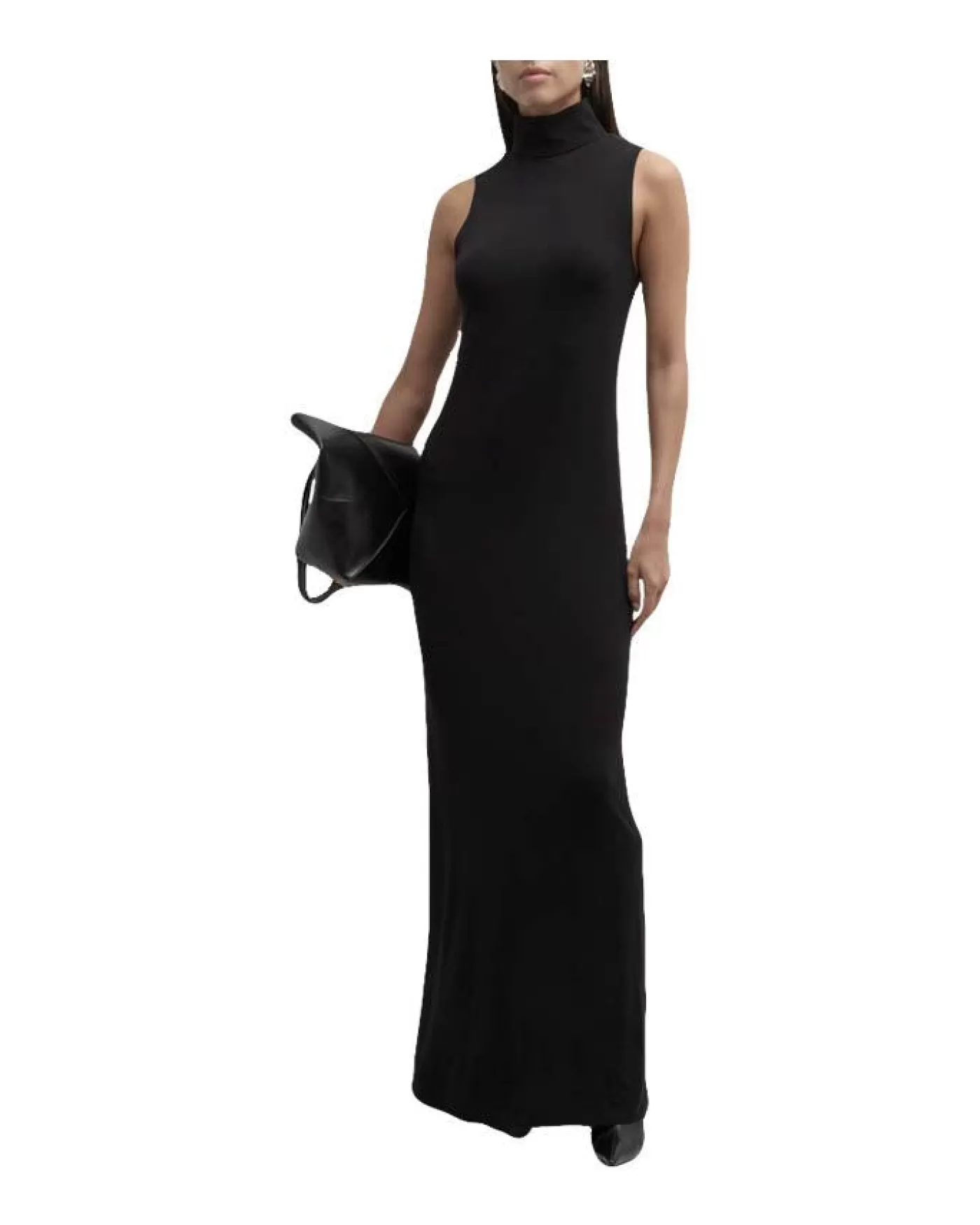Nili Lotan Reid Open Back Dress Black Best Sale