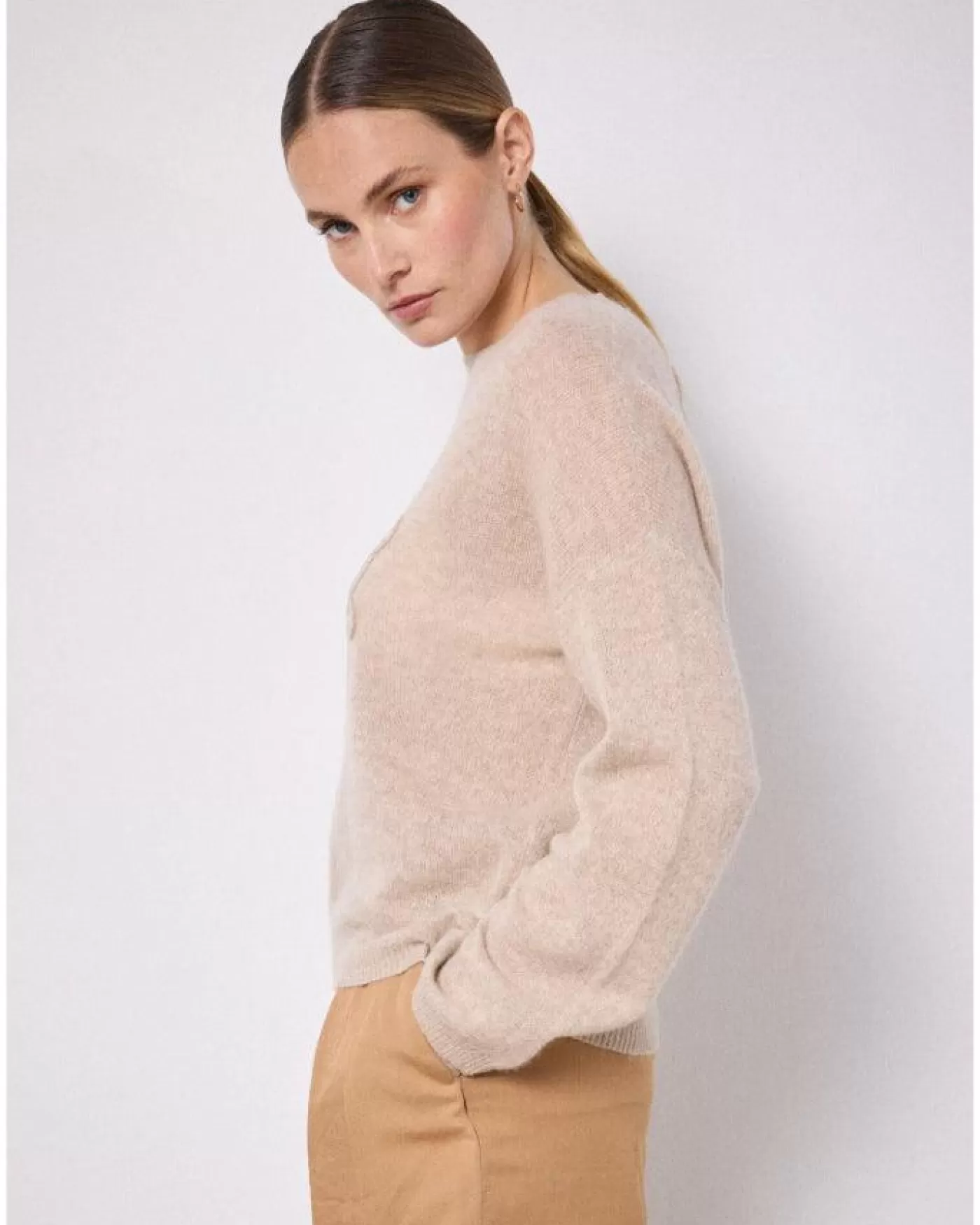 Notshy Cashmere Sunstar Cashmere Pullover SMOKEDEARTH Store