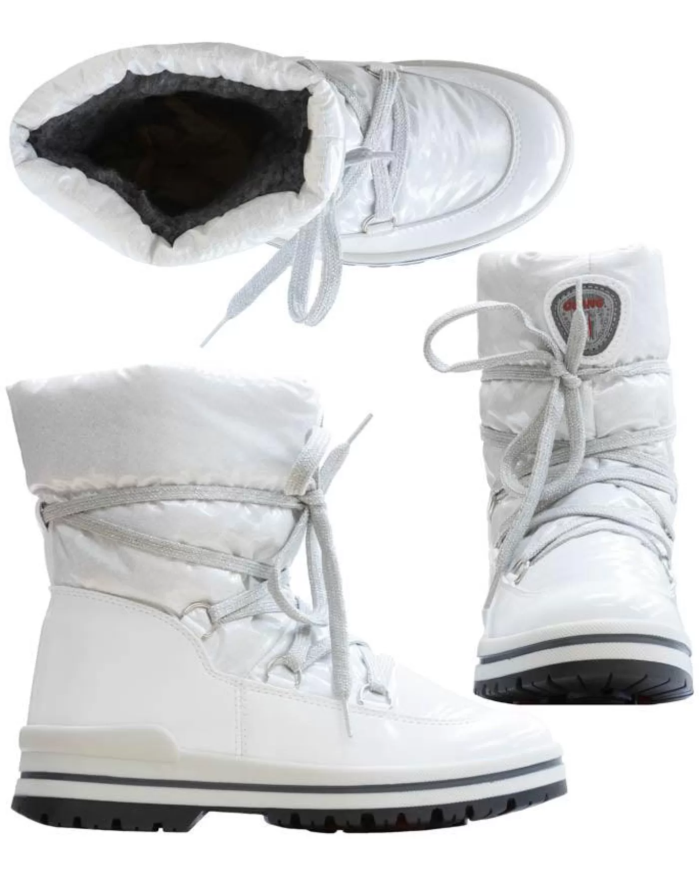 Olang Opera Wrap Lace Moon Boot BIANCO Sale